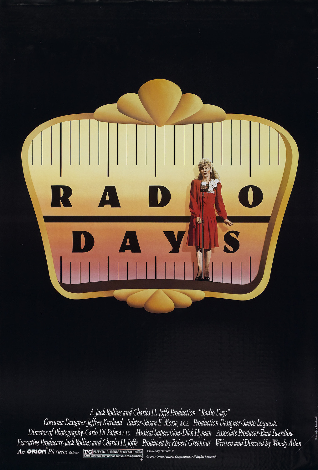 Extra Large Movie Poster Image for Radio Days 
