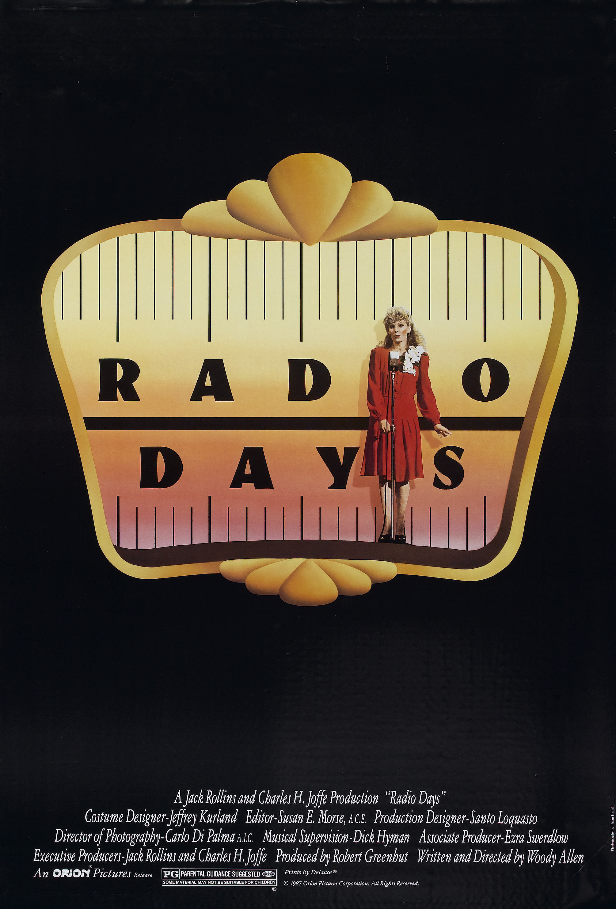 Mega Sized Movie Poster Image for Radio Days 