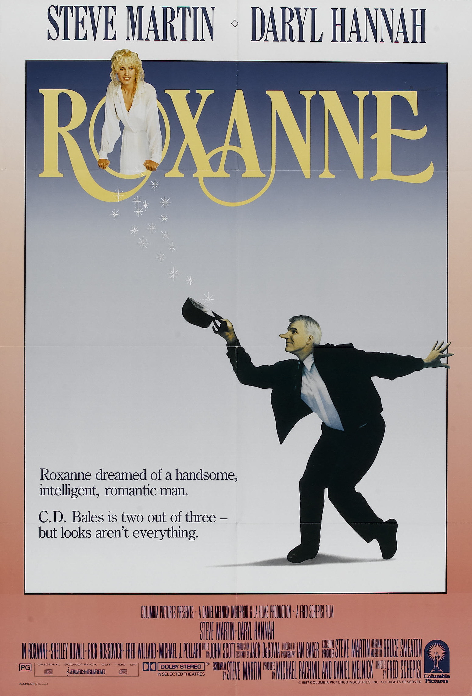 Mega Sized Movie Poster Image for Roxanne (#2 of 3)
