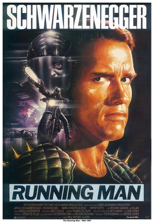 The Running Man Movie Poster #3 - Internet Movie Poster Awards Gallery