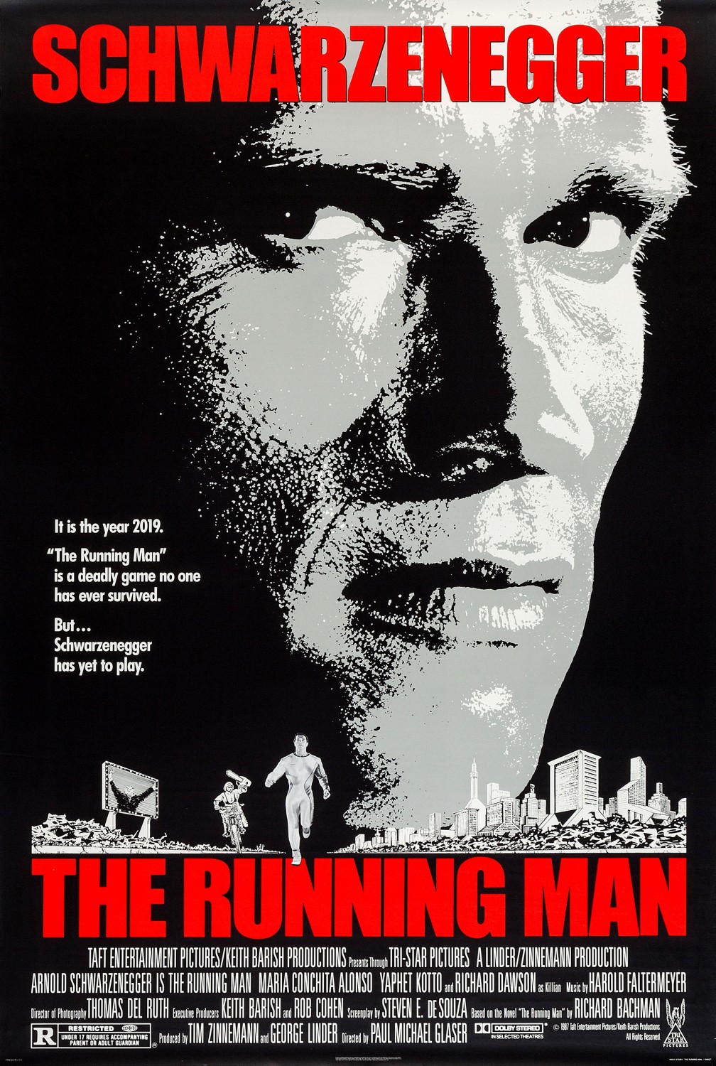 Extra Large Movie Poster Image for The Running Man (#1 of 5)