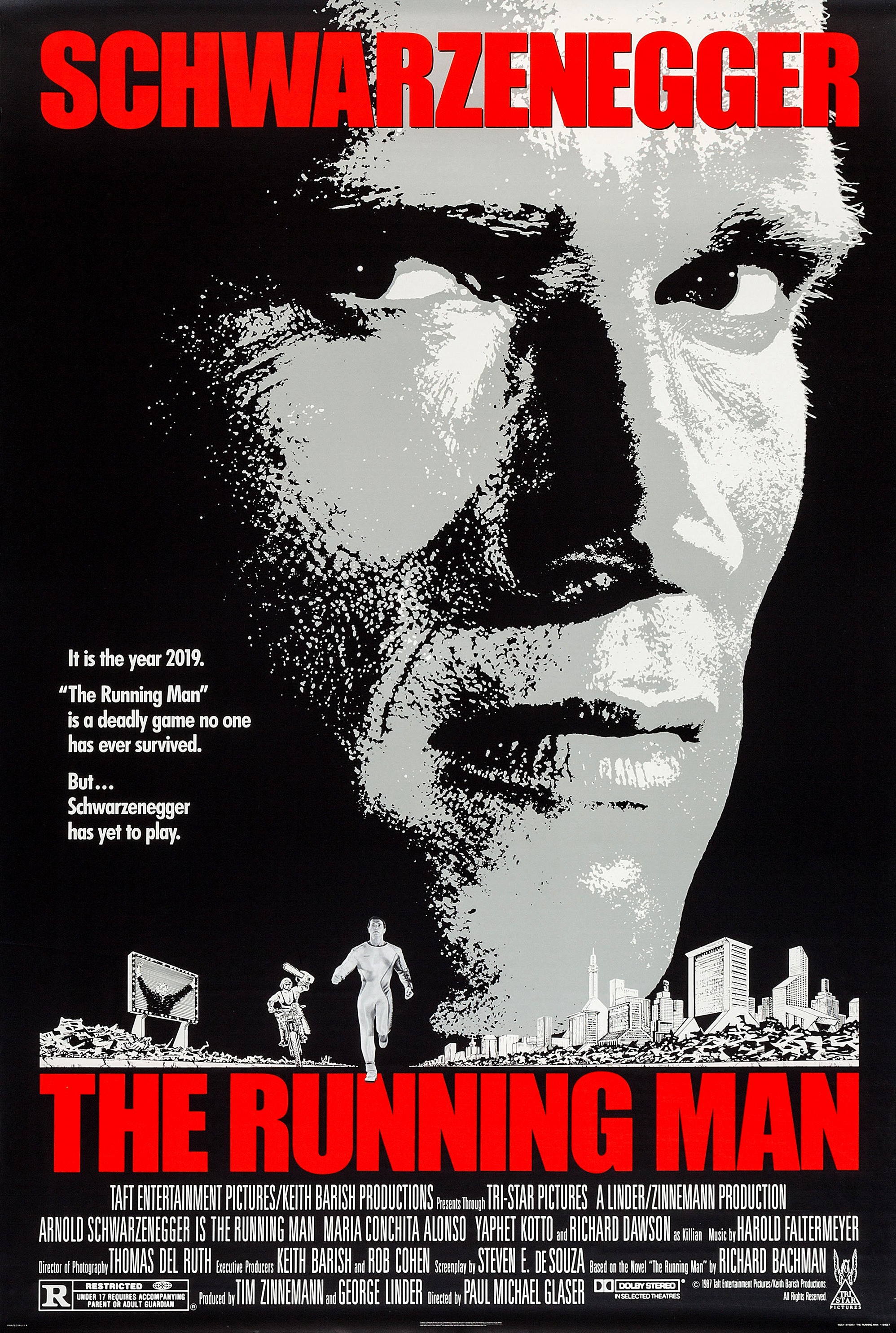 Mega Sized Movie Poster Image for The Running Man (#1 of 5)