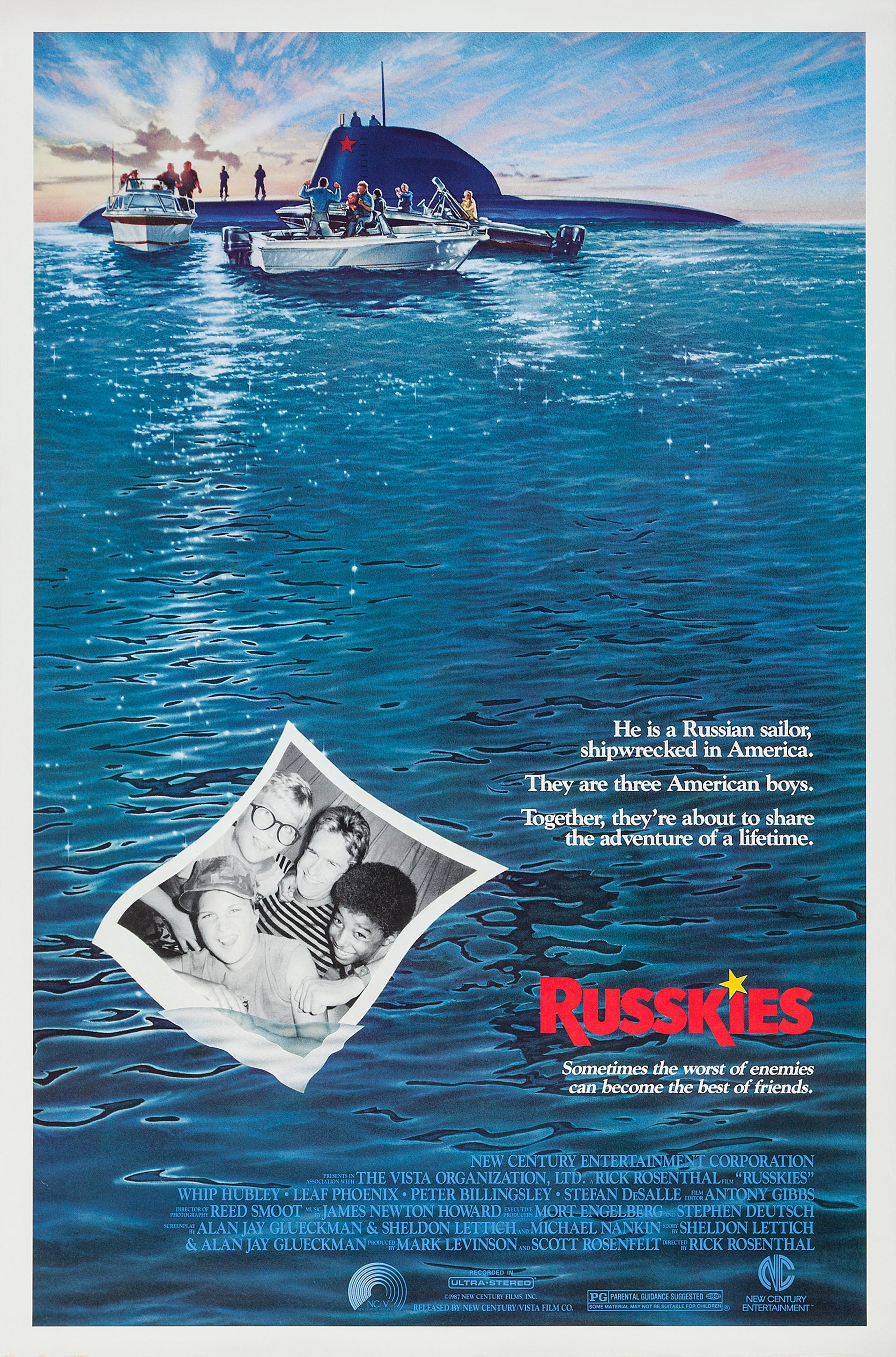 Mega Sized Movie Poster Image for Russkies (#2 of 2)