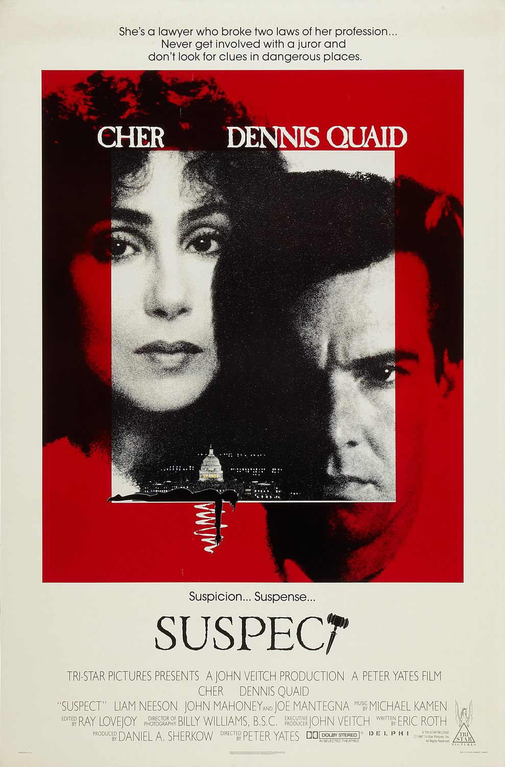 Extra Large Movie Poster Image for Suspect 