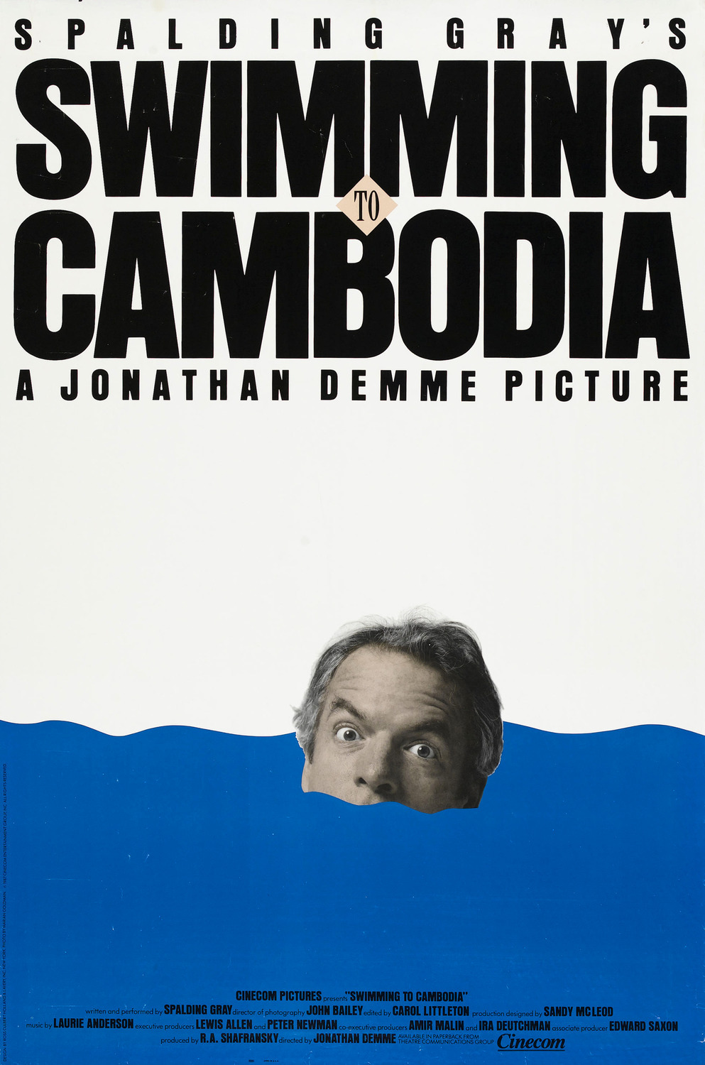 Extra Large Movie Poster Image for Swimming to Cambodia 