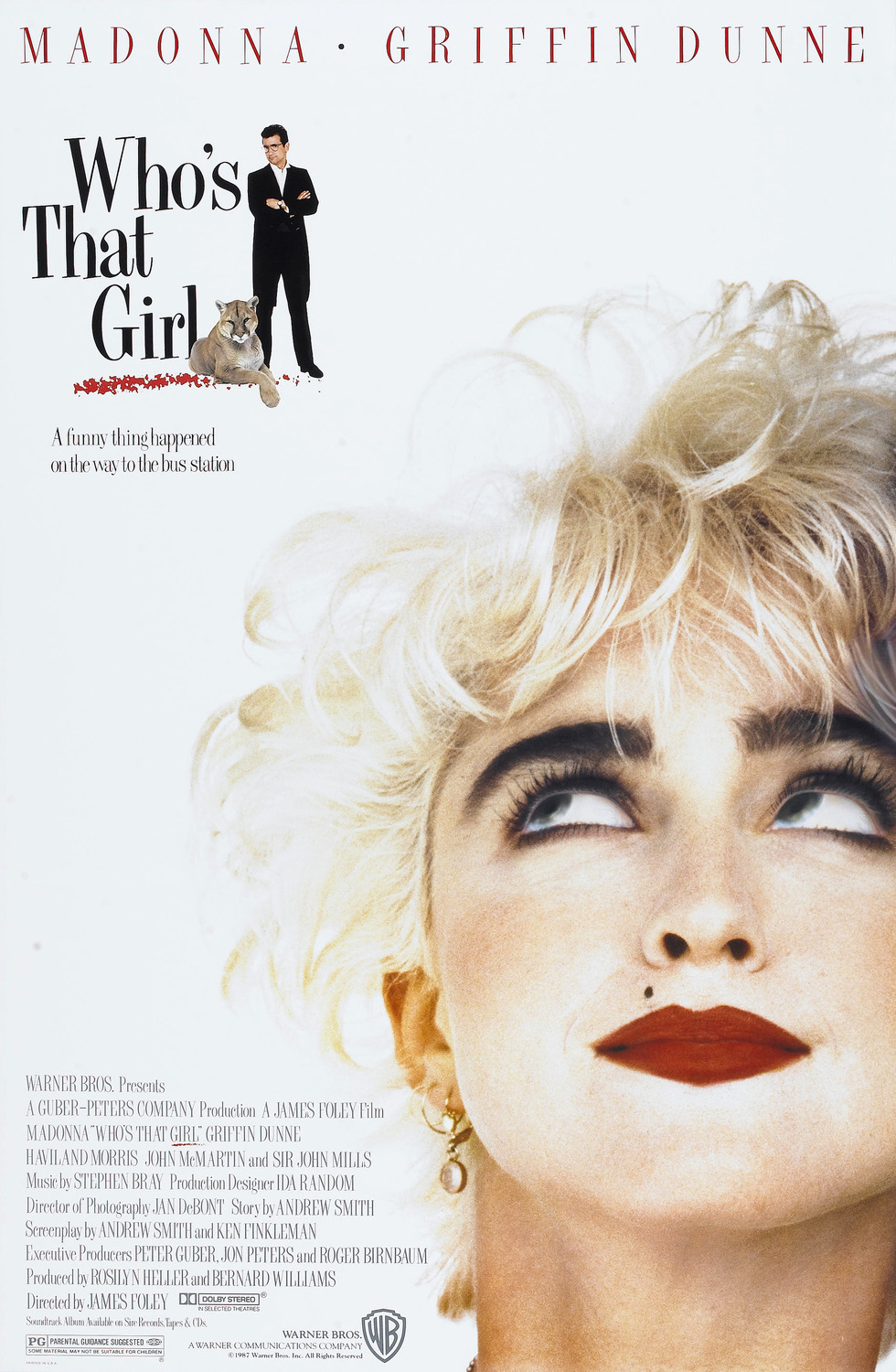 Extra Large Movie Poster Image for Who's That Girl? 
