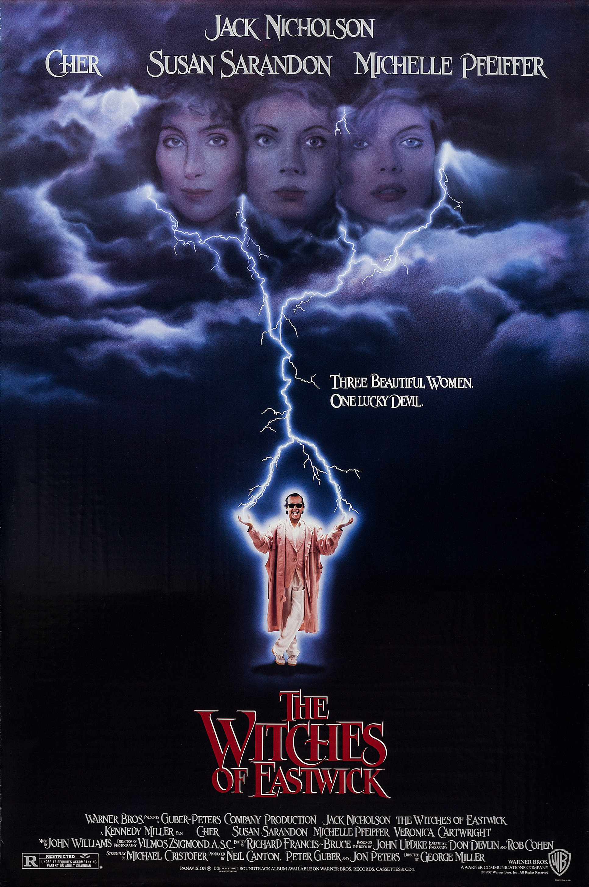 Mega Sized Movie Poster Image for The Witches of Eastwick 