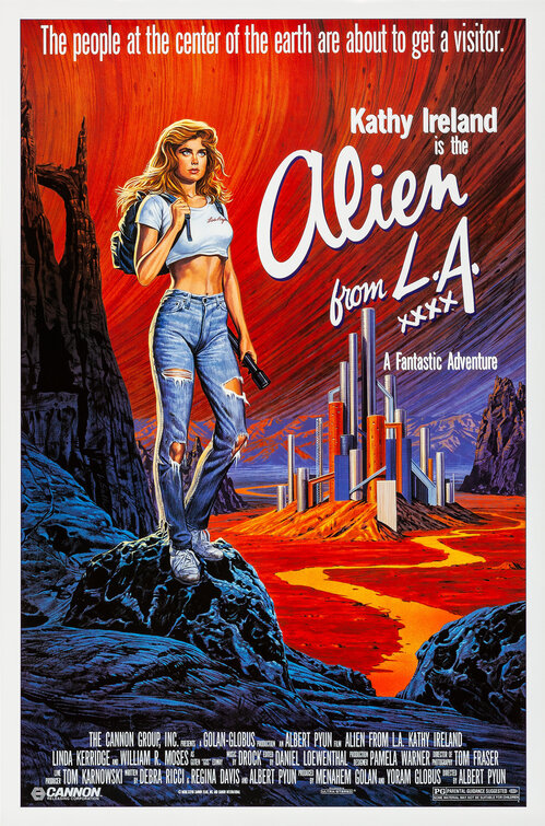 Alien from L.A. Movie Poster