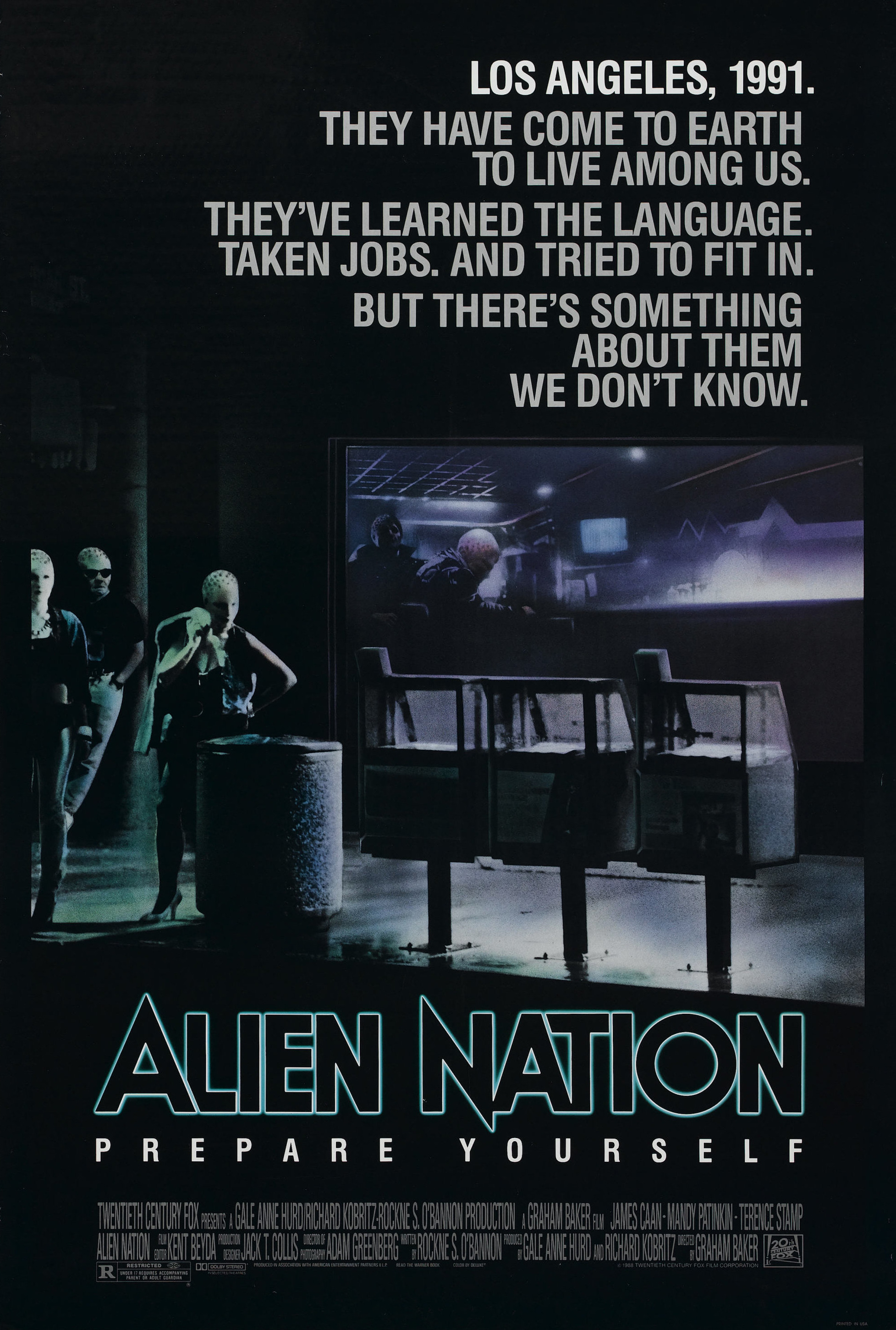 Mega Sized Movie Poster Image for Alien Nation 