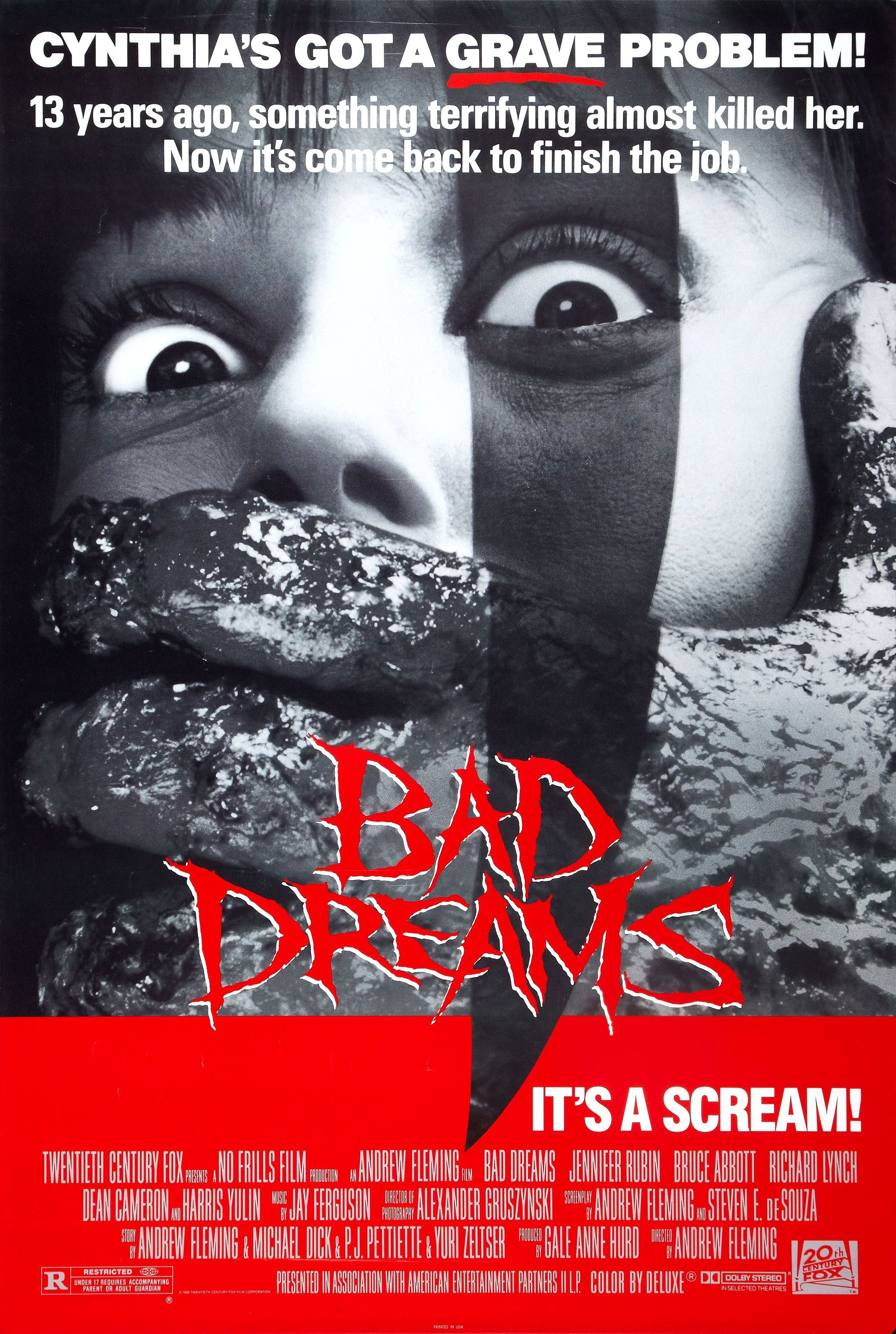 Mega Sized Movie Poster Image for Bad Dreams 