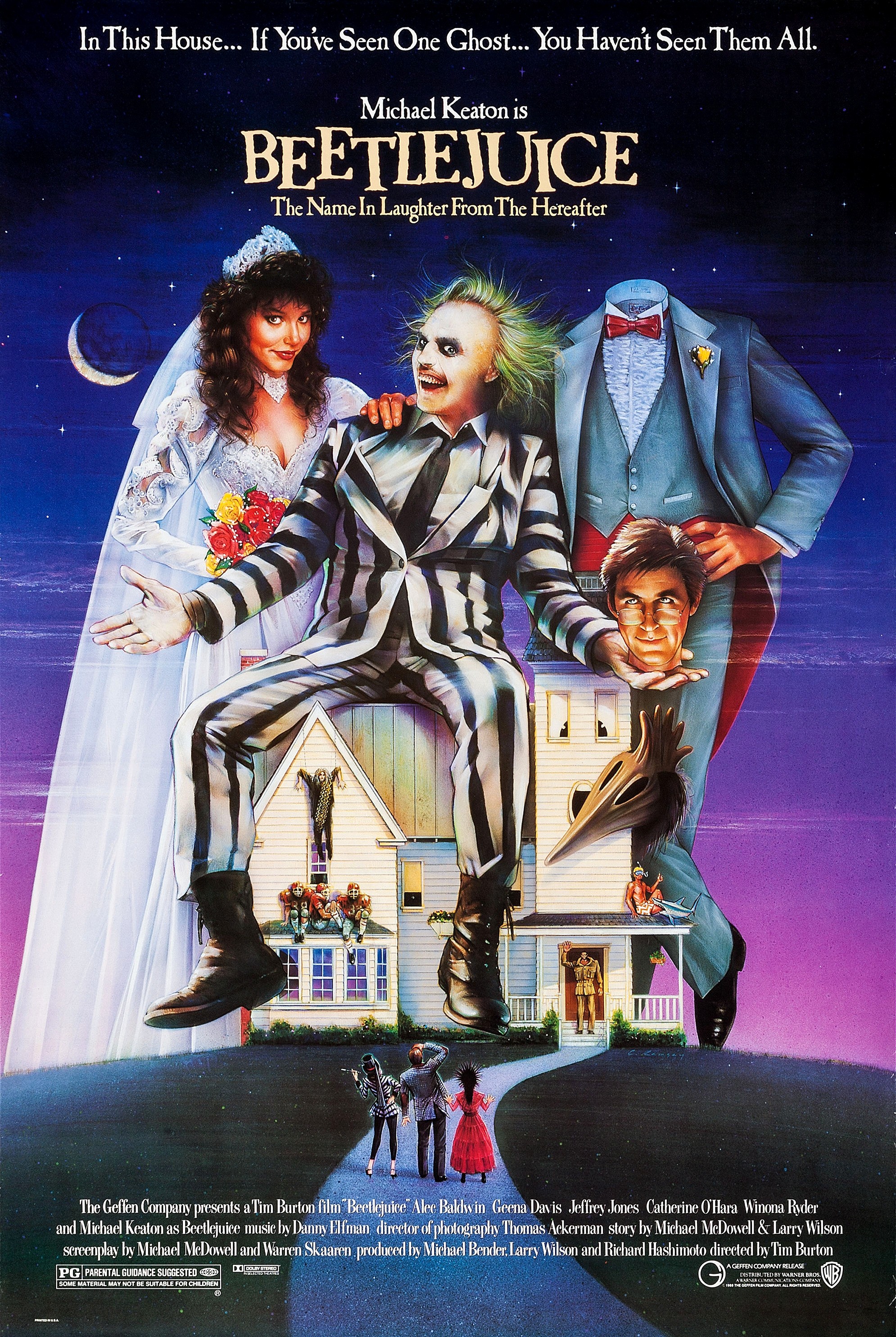 Mega Sized Movie Poster Image for Beetlejuice (#1 of 2)