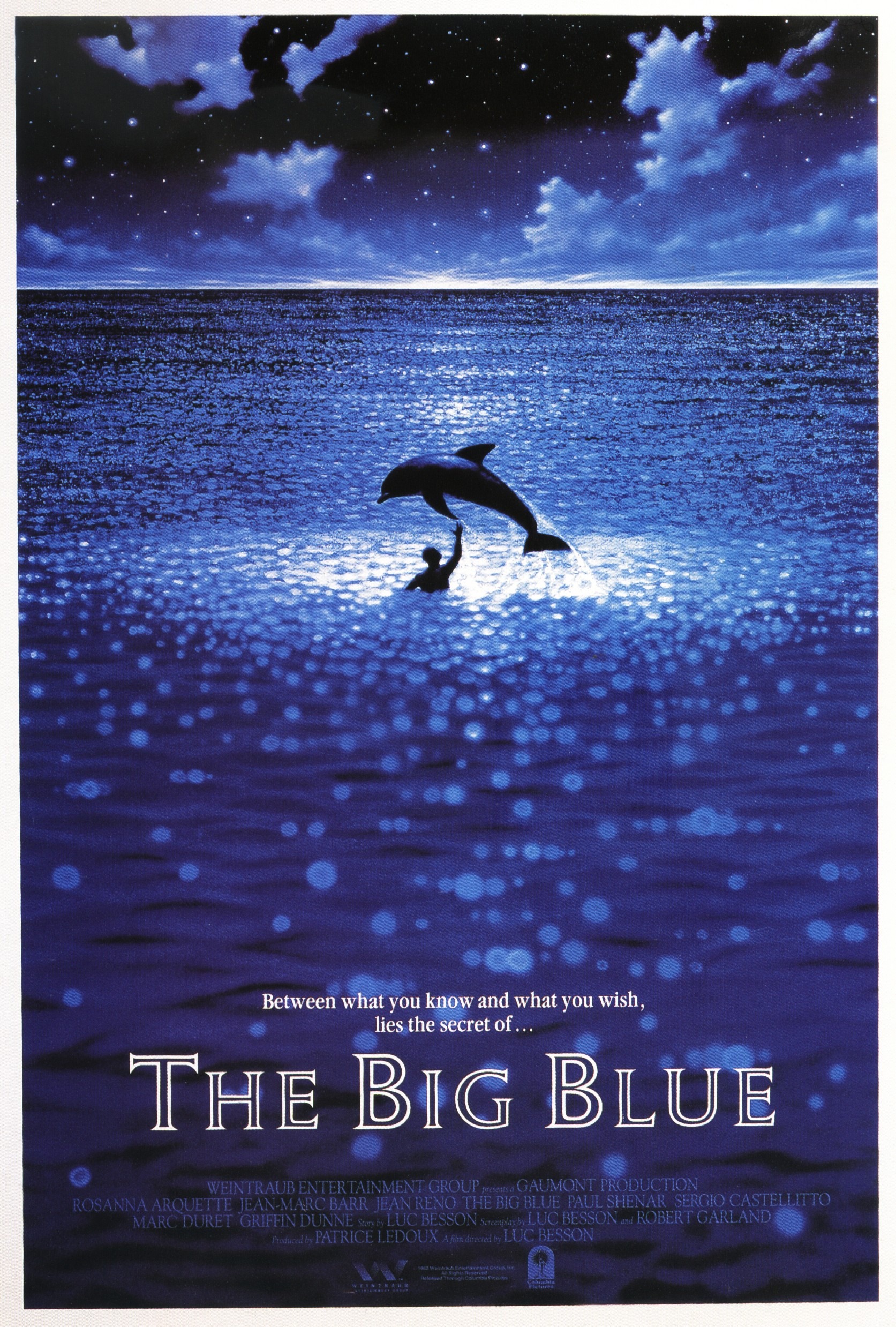 Mega Sized Movie Poster Image for The Big Blue (#4 of 4)