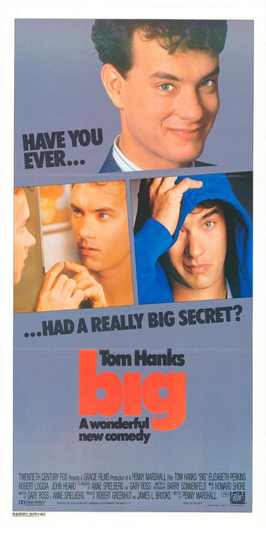 Big 1988 Movie Poster Print A0-A1-A2-A3-A4-A5-A6-MAXI 969 
