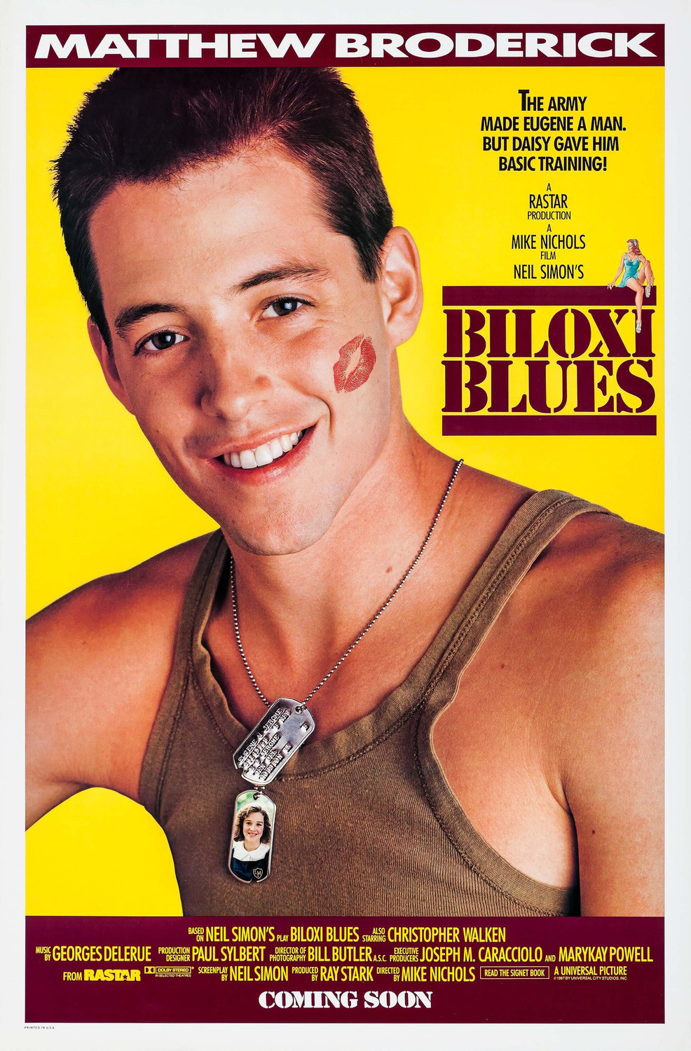 Extra Large Movie Poster Image for Biloxi Blues 