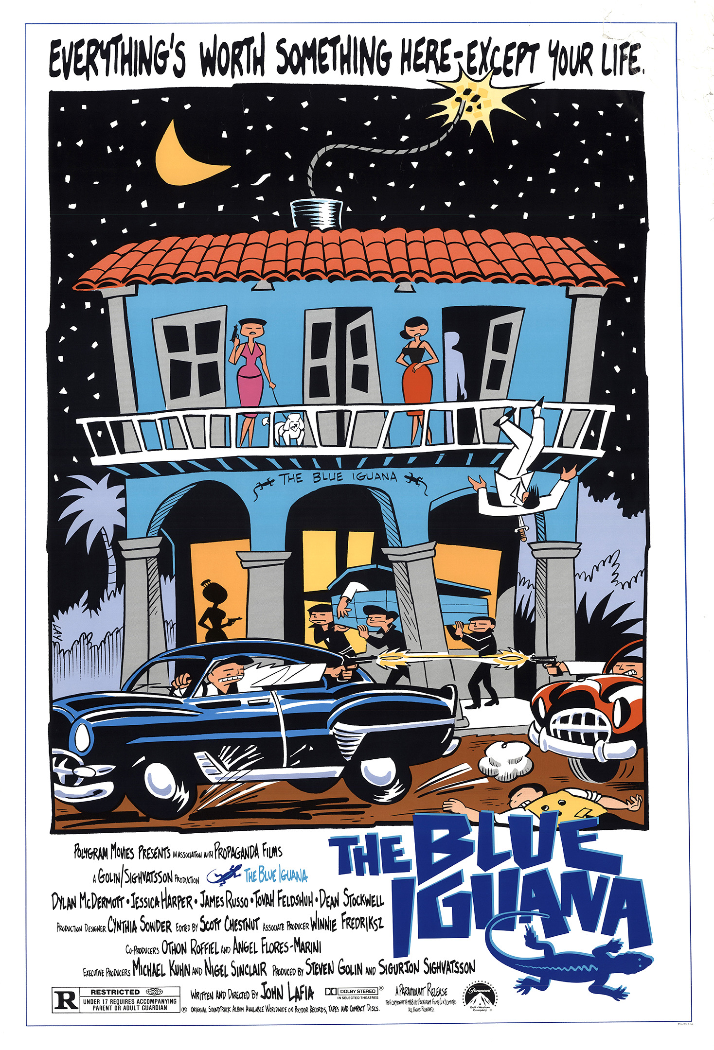 Mega Sized Movie Poster Image for The Blue Iguana (#1 of 2)