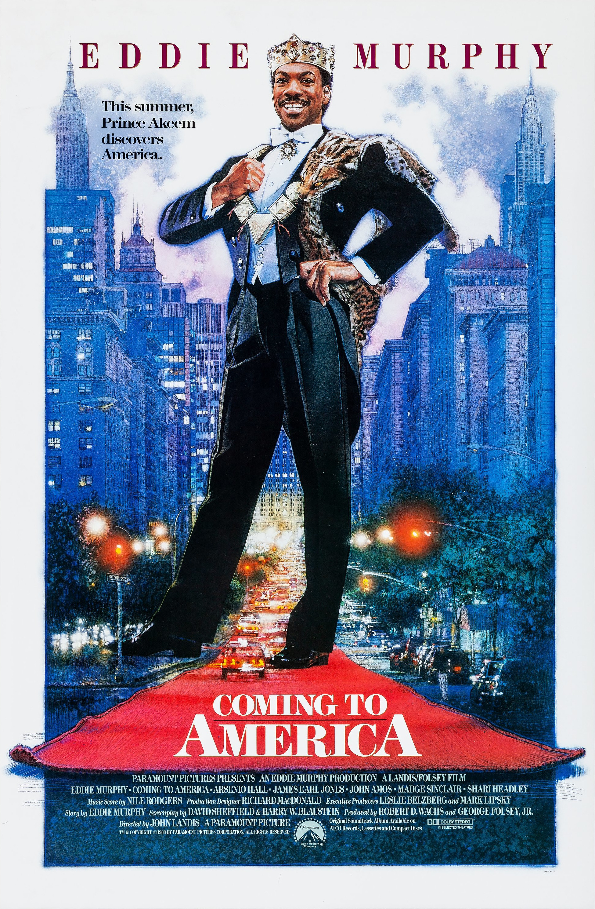 Mega Sized Movie Poster Image for Coming to America (#1 of 2)