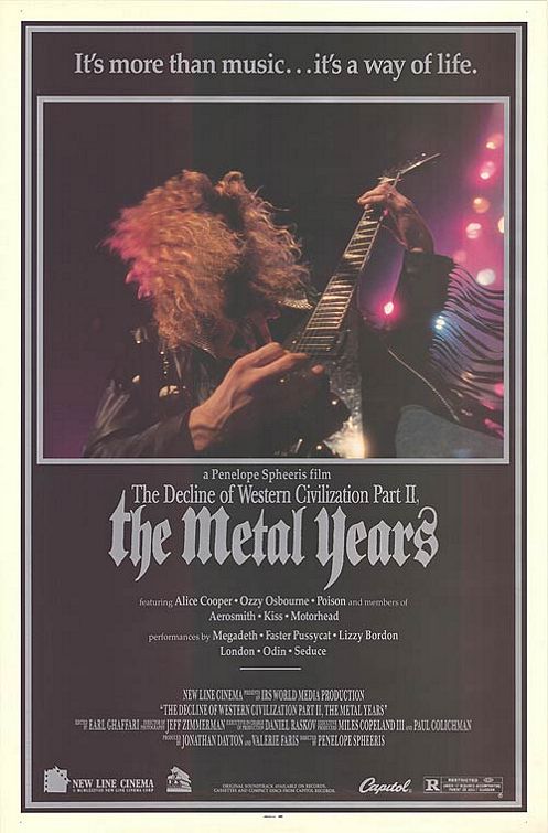 The Decline of Western Civilization Part II: The Metal Years Movie Poster