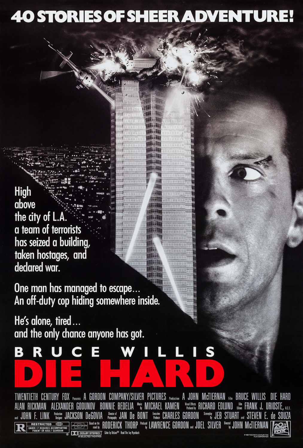 Extra Large Movie Poster Image for Die Hard (#2 of 3)