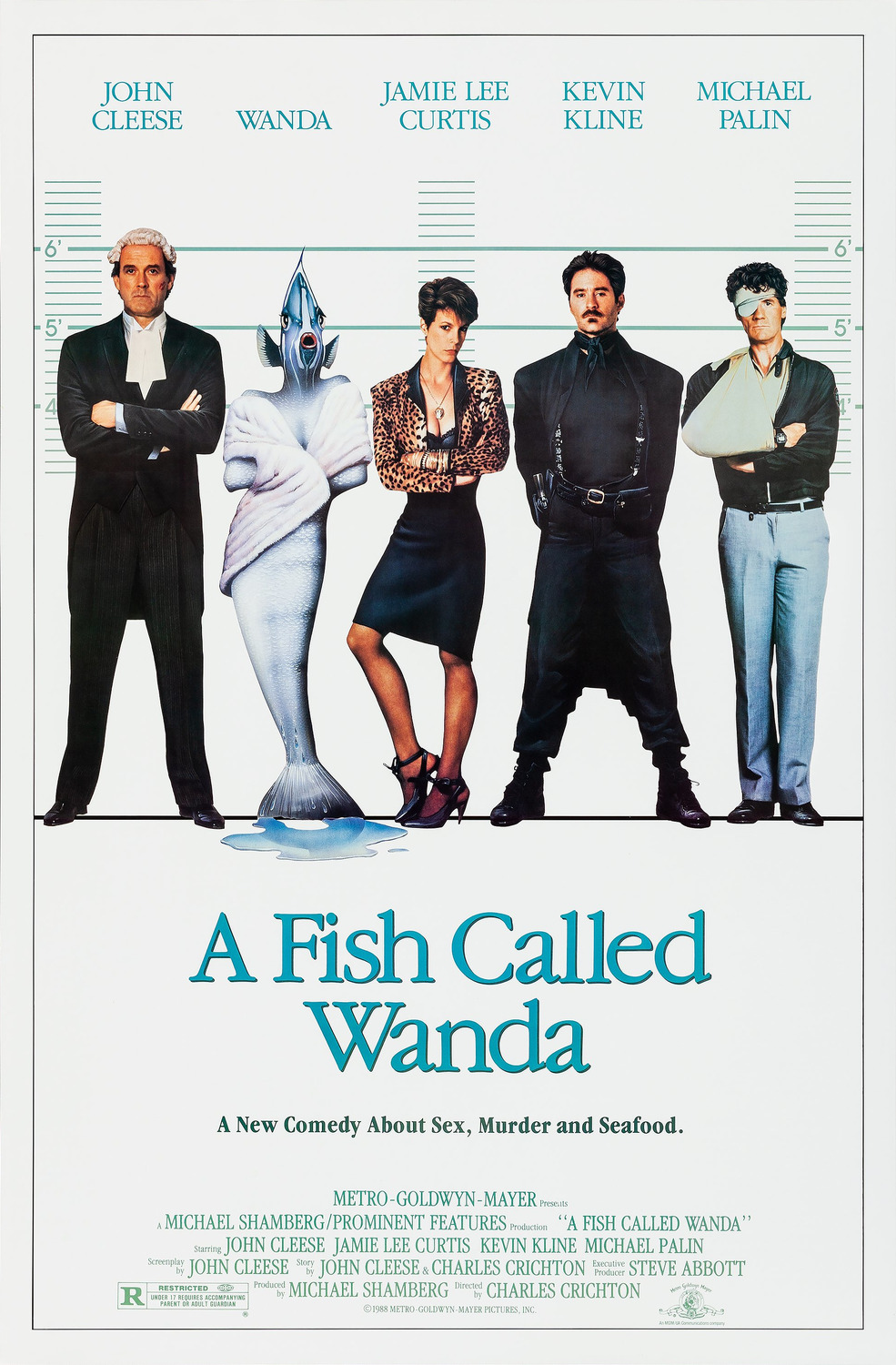 Extra Large Movie Poster Image for A Fish Called Wanda (#1 of 3)