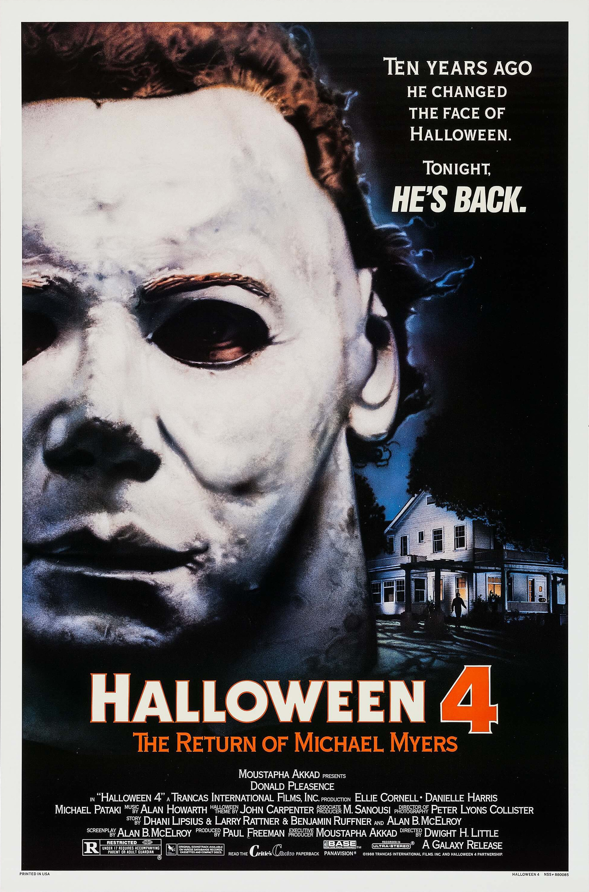 Mega Sized Movie Poster Image for Halloween 4: The Return of Michael 