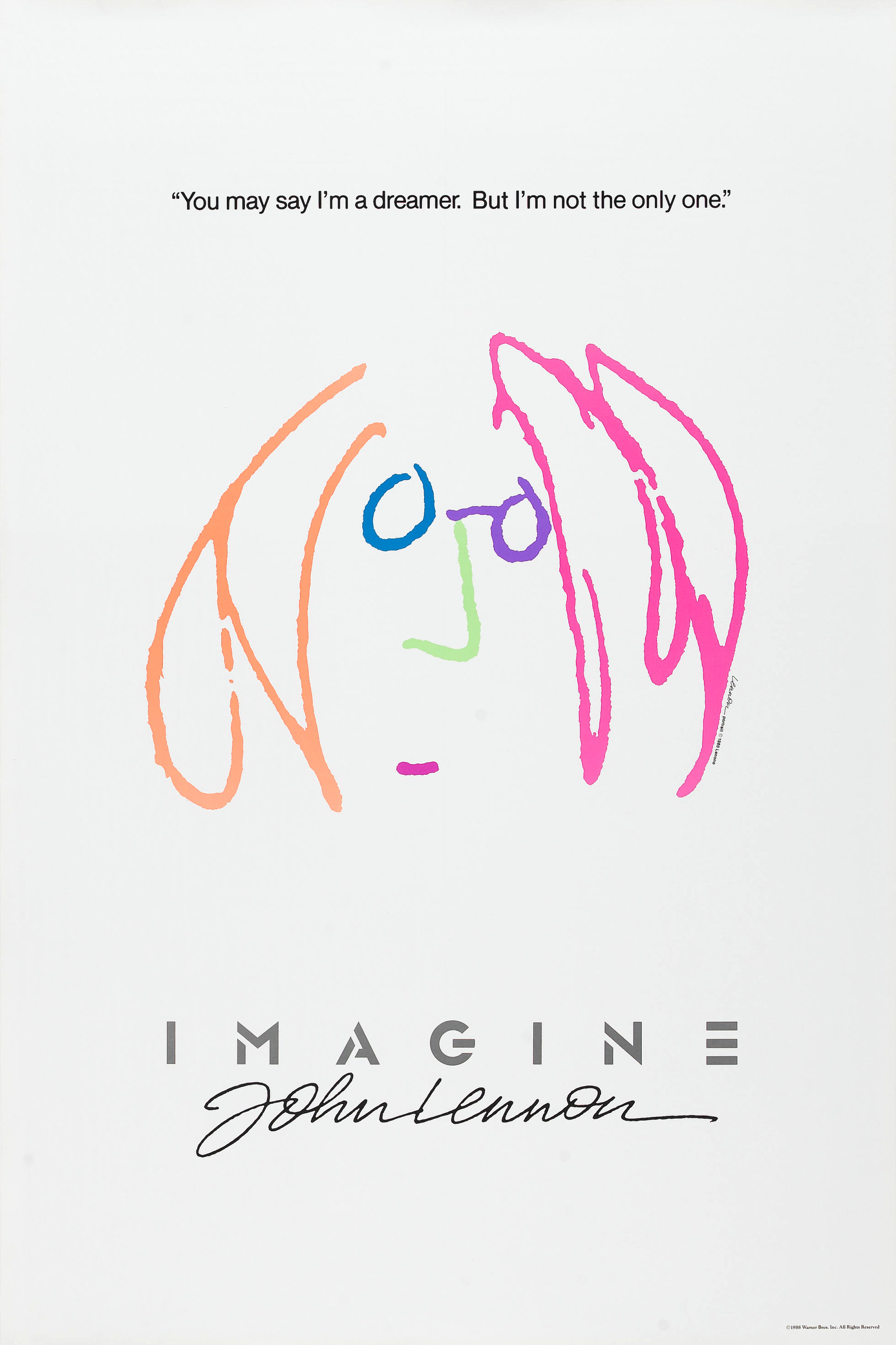 Mega Sized Movie Poster Image for Imagine: John Lennon (#1 of 2)