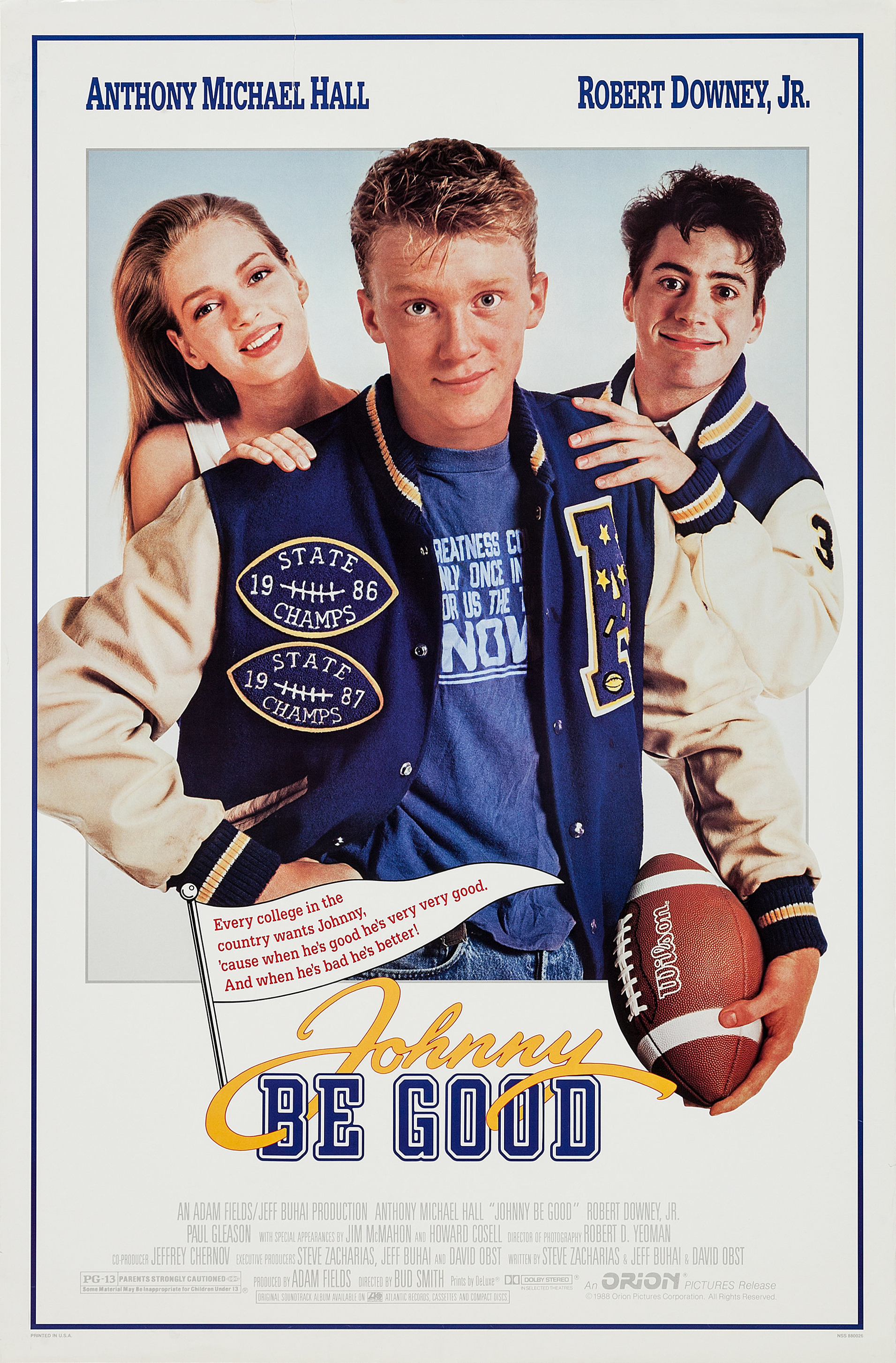 Mega Sized Movie Poster Image for Johnny Be Good (#1 of 2)