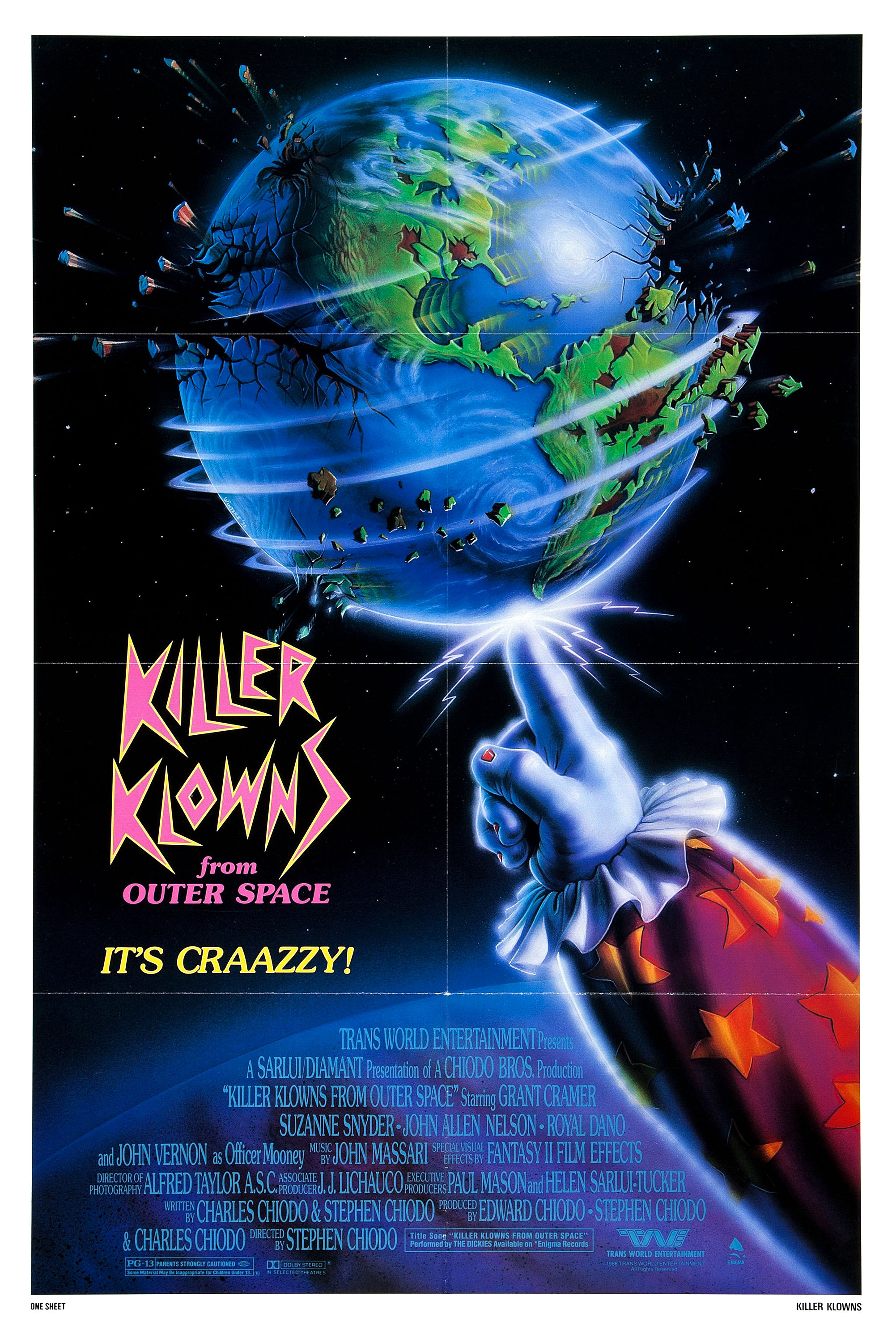 Mega Sized Movie Poster Image for Killer Klowns from Outer Space 