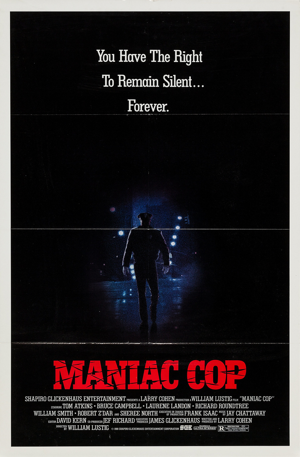 Extra Large Movie Poster Image for Maniac Cop (#2 of 3)