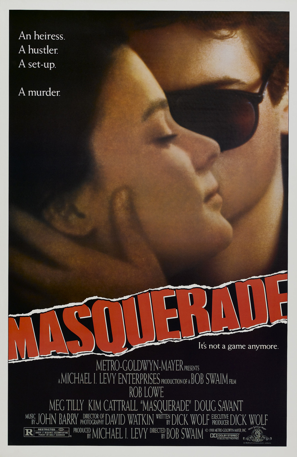 Extra Large Movie Poster Image for Masquerade 
