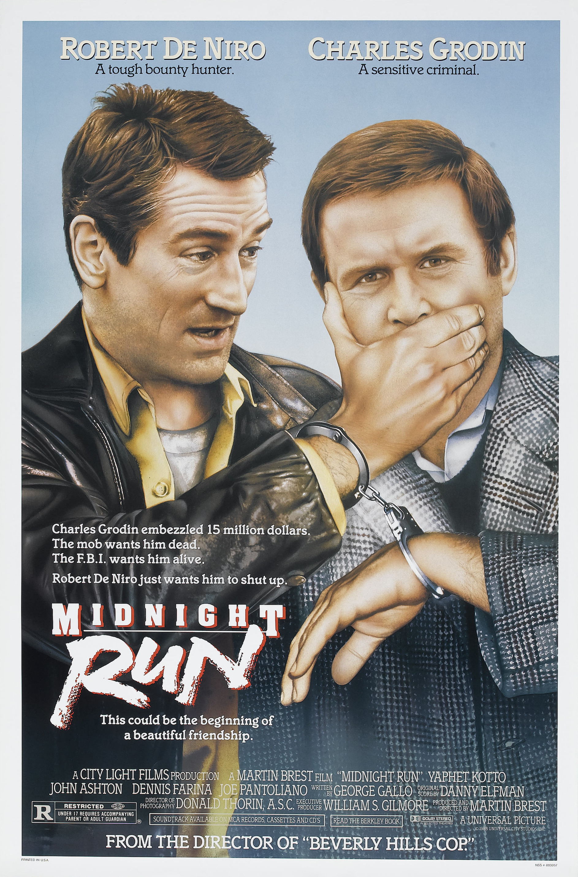 Mega Sized Movie Poster Image for Midnight Run (#1 of 3)