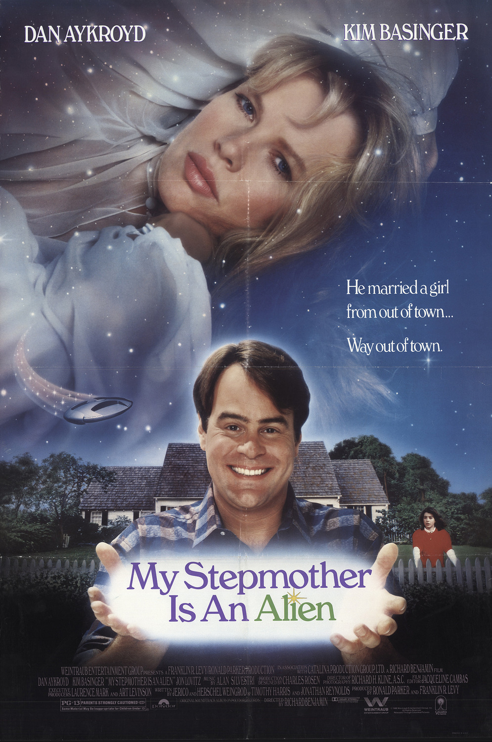 Extra Large Movie Poster Image for My Stepmother Is An Alien (#2 of 2)
