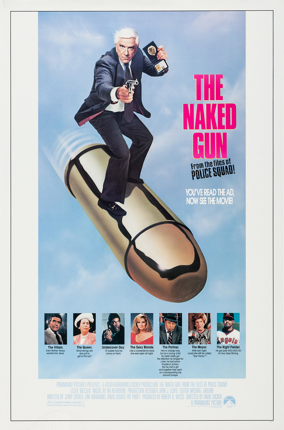 Extra Large Movie Poster Image for The Naked Gun: From the Files of Police Squad! 