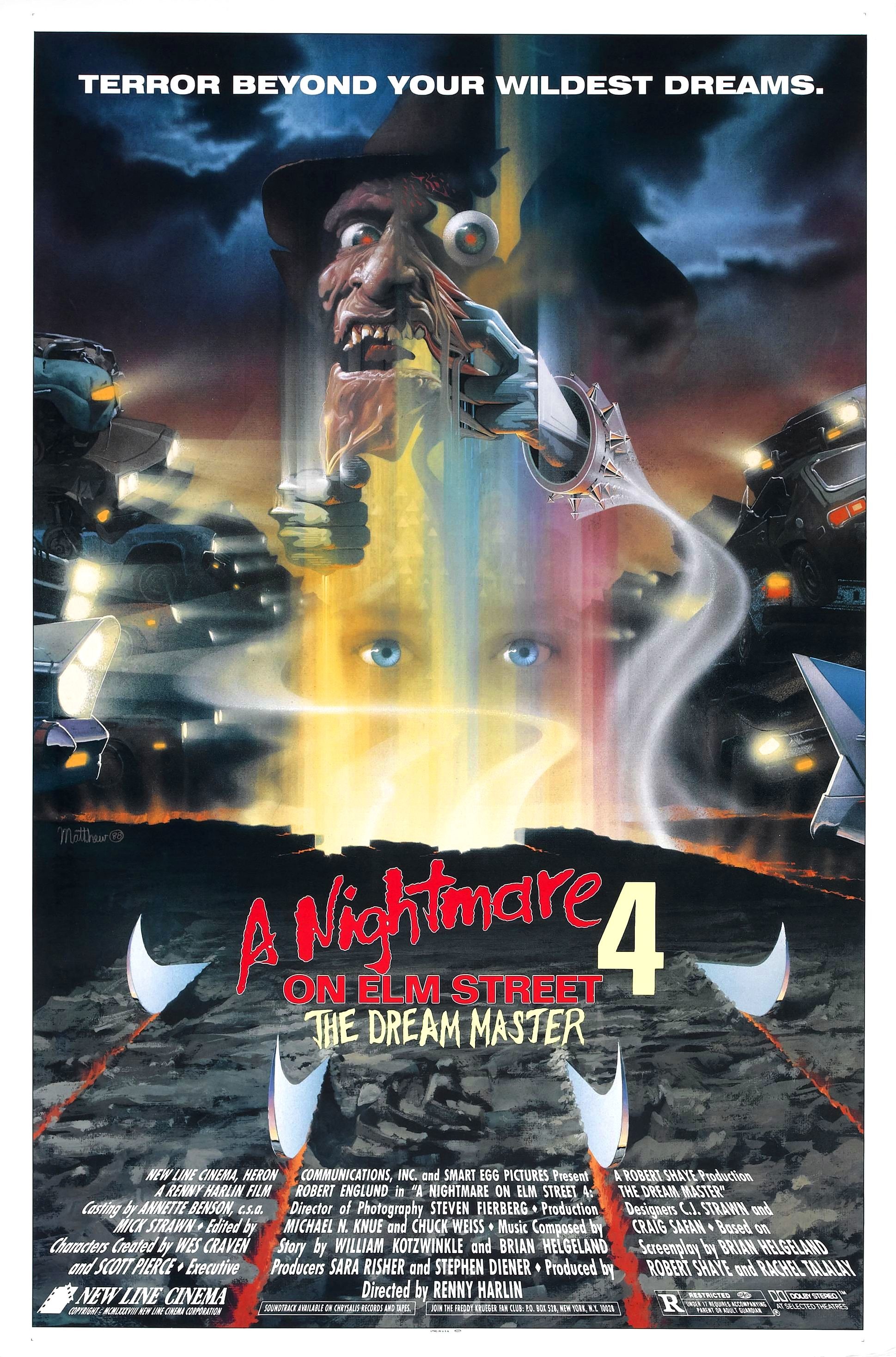 Mega Sized Movie Poster Image for A Nightmare on Elm Street 4: The Dream Master (#1 of 5)