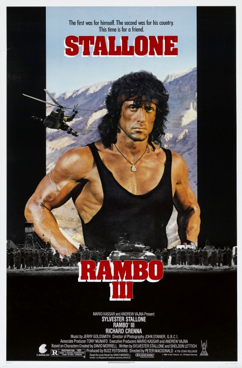 Rambo III Movie Poster
