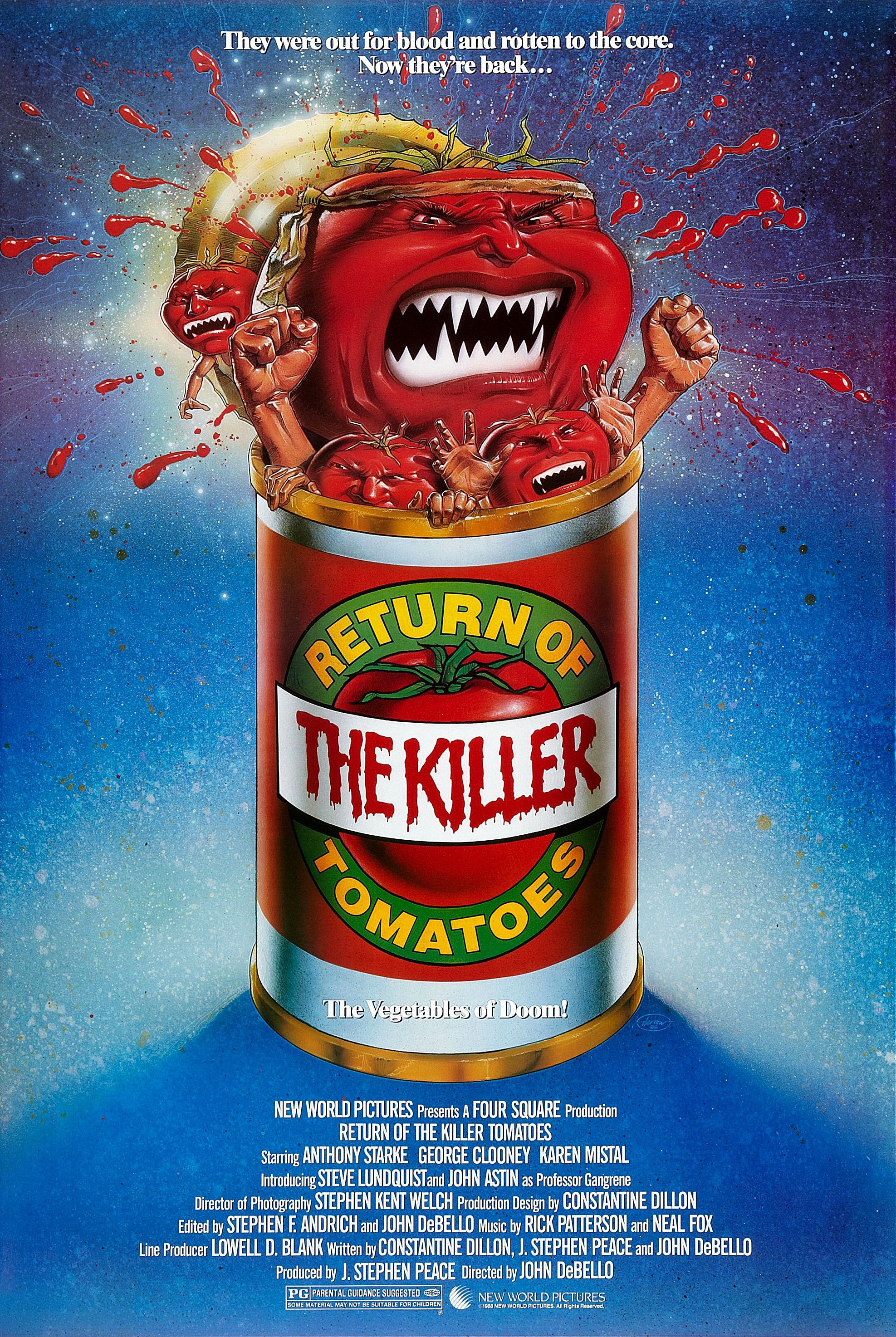 Mega Sized Movie Poster Image for Return of the Killer Tomatoes! 