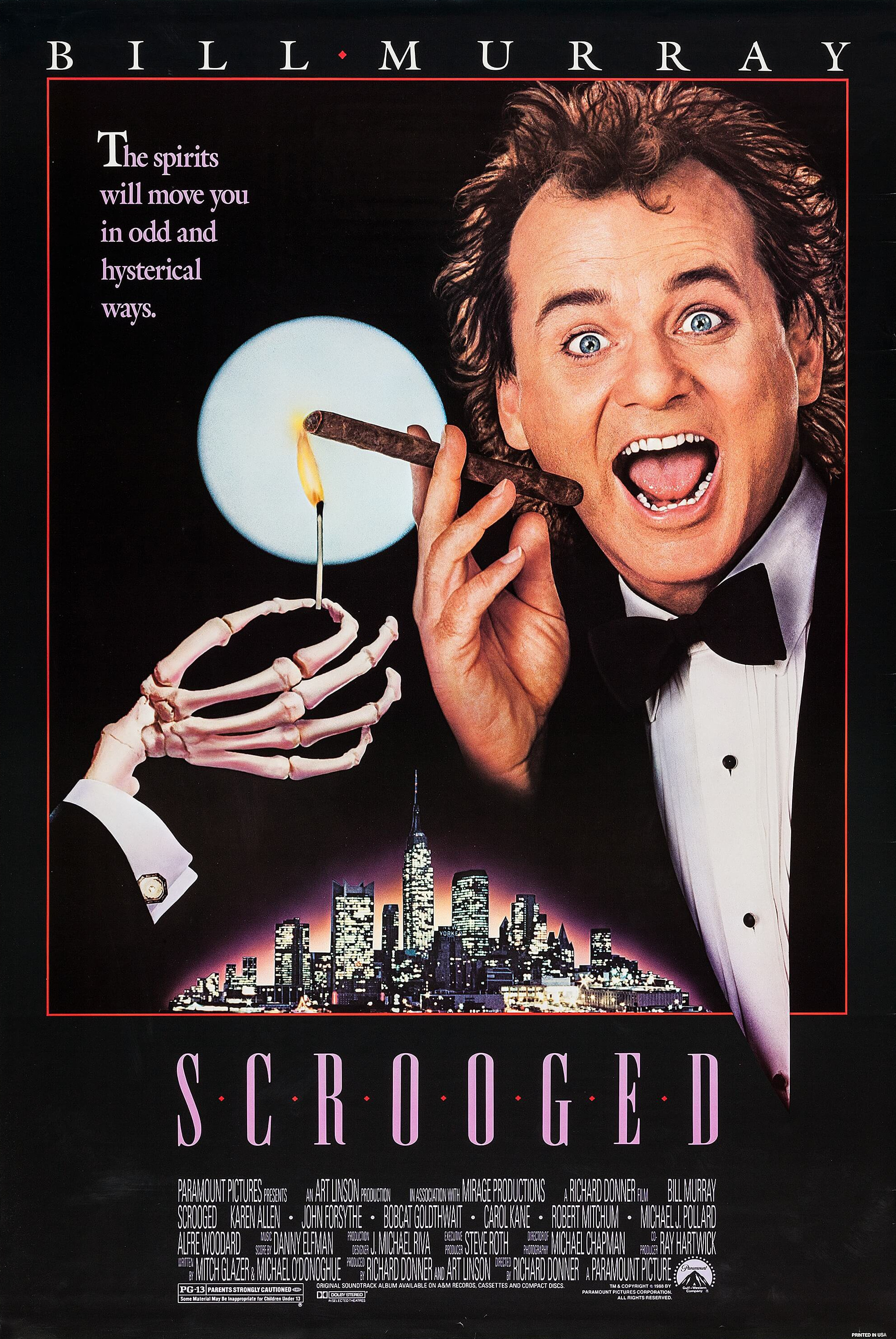 Mega Sized Movie Poster Image for Scrooged (#1 of 3)