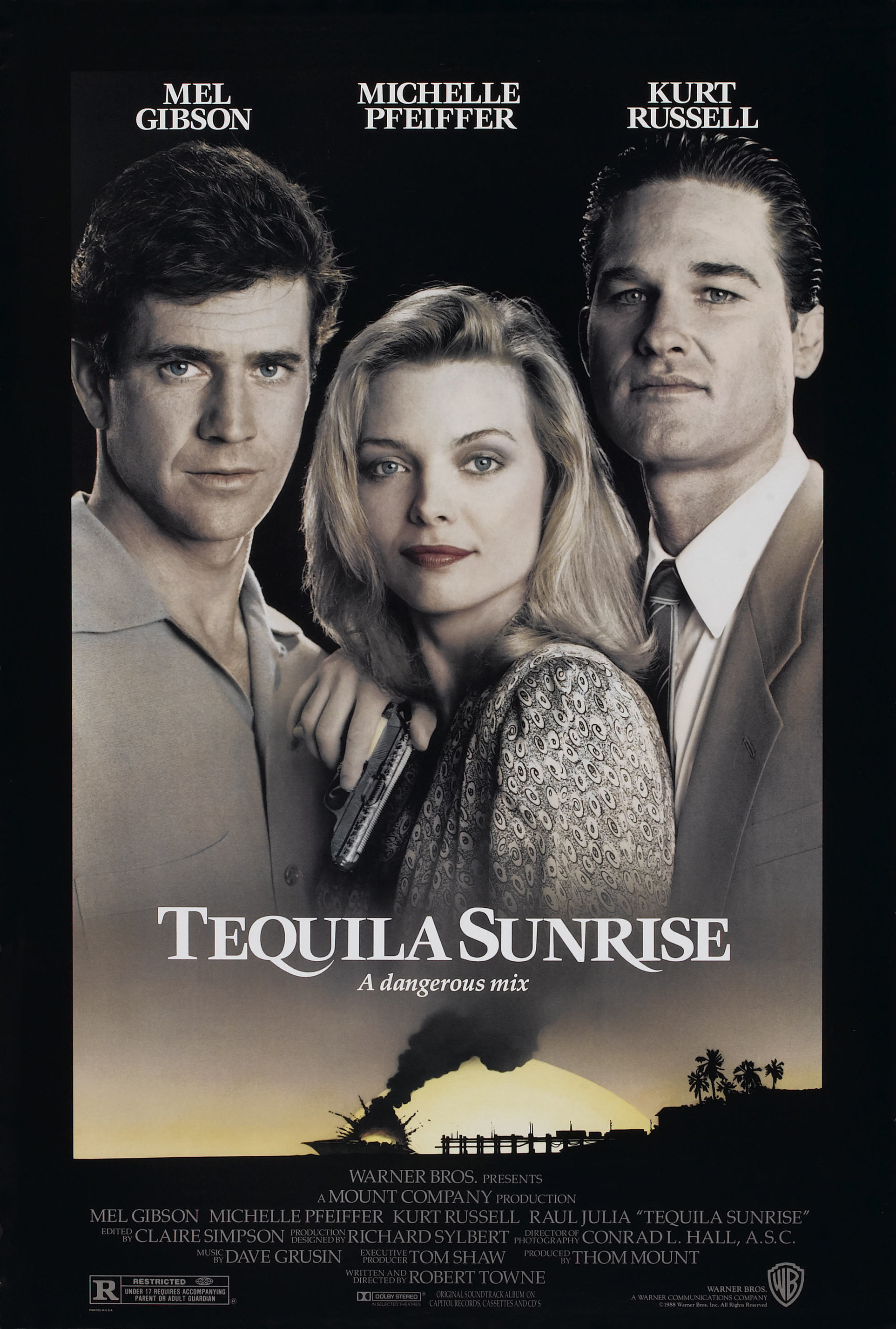 Mega Sized Movie Poster Image for Tequila Sunrise (#2 of 2)
