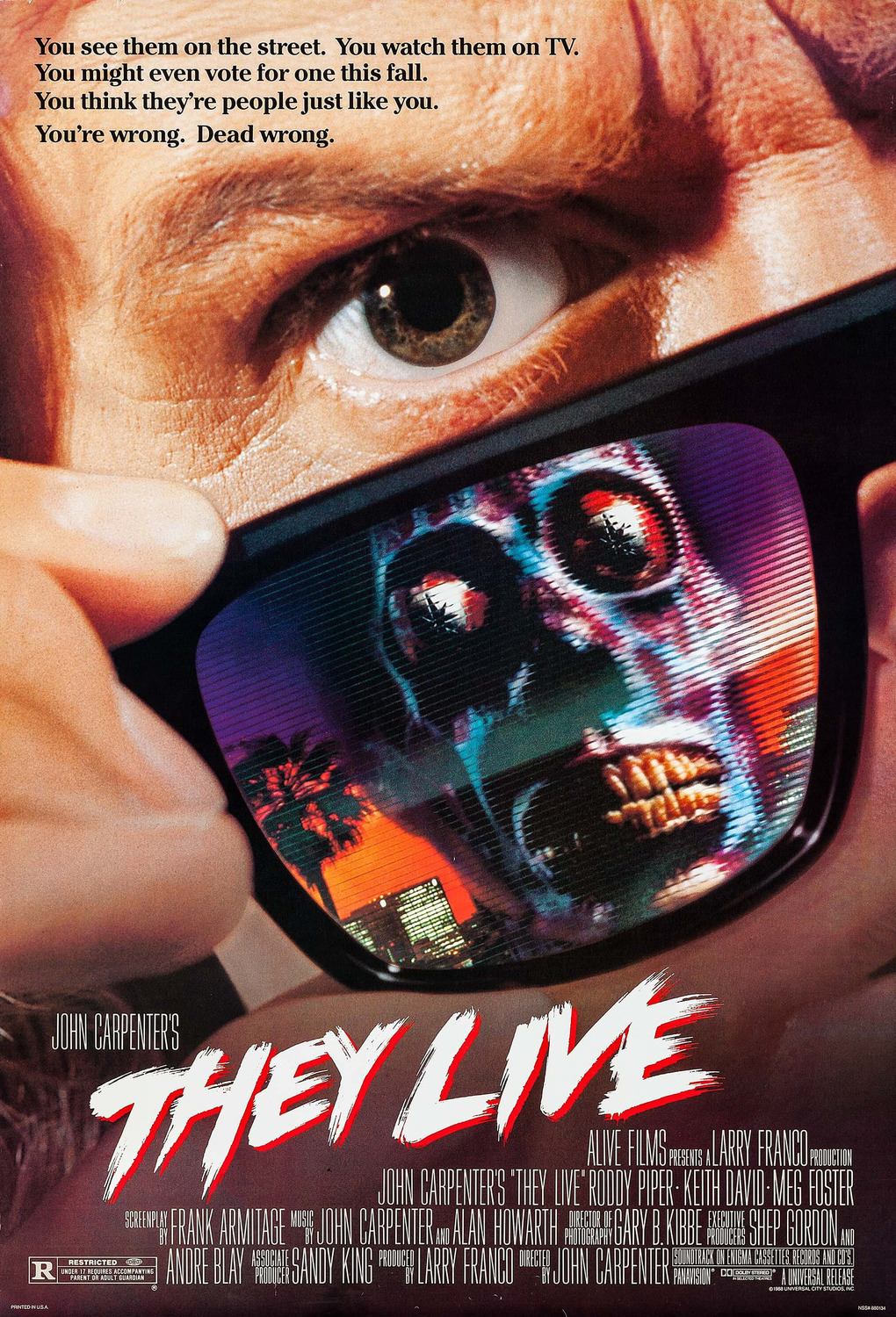Extra Large Movie Poster Image for They Live (#1 of 3)