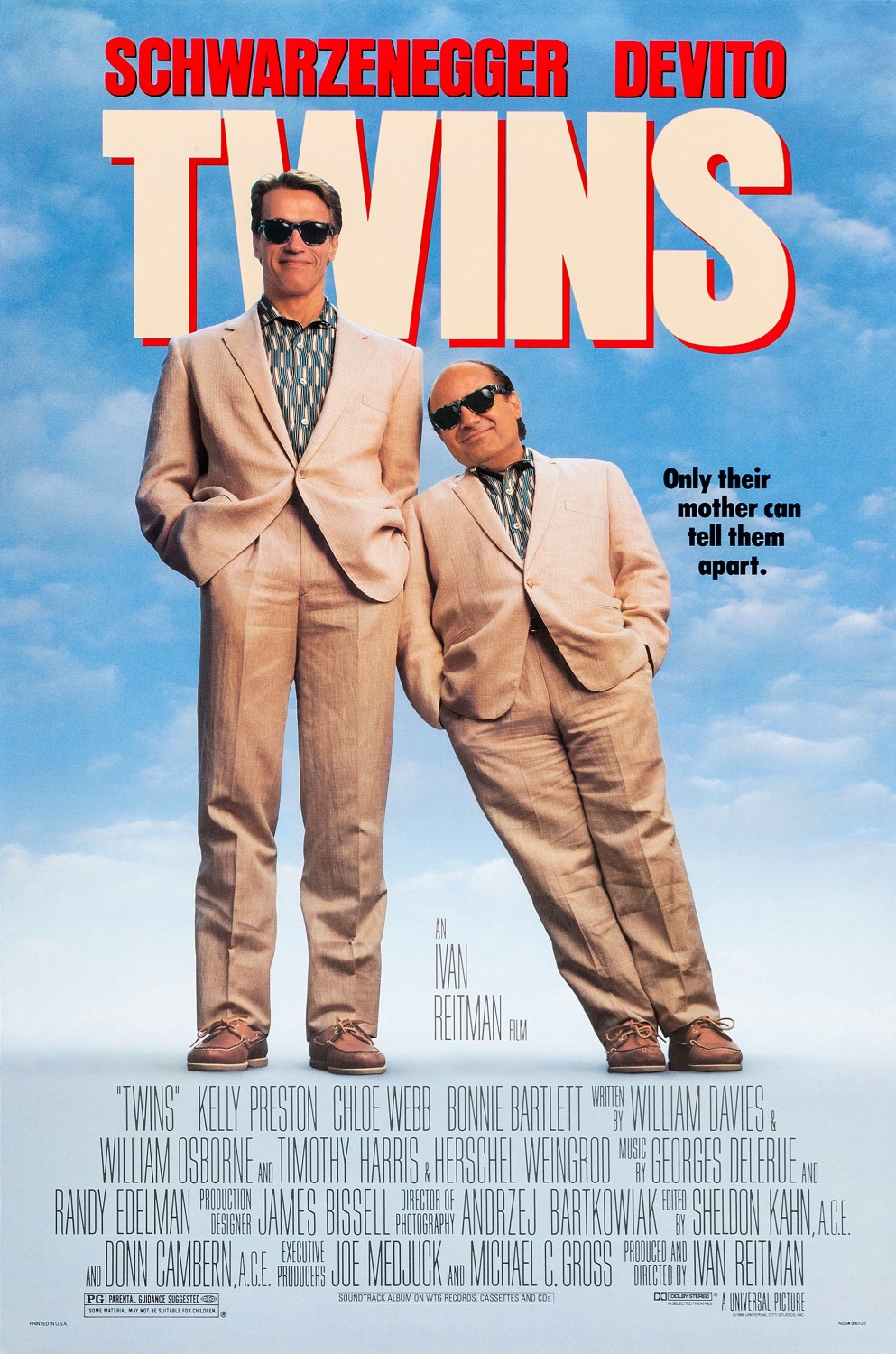 Extra Large Movie Poster Image for Twins (#3 of 3)