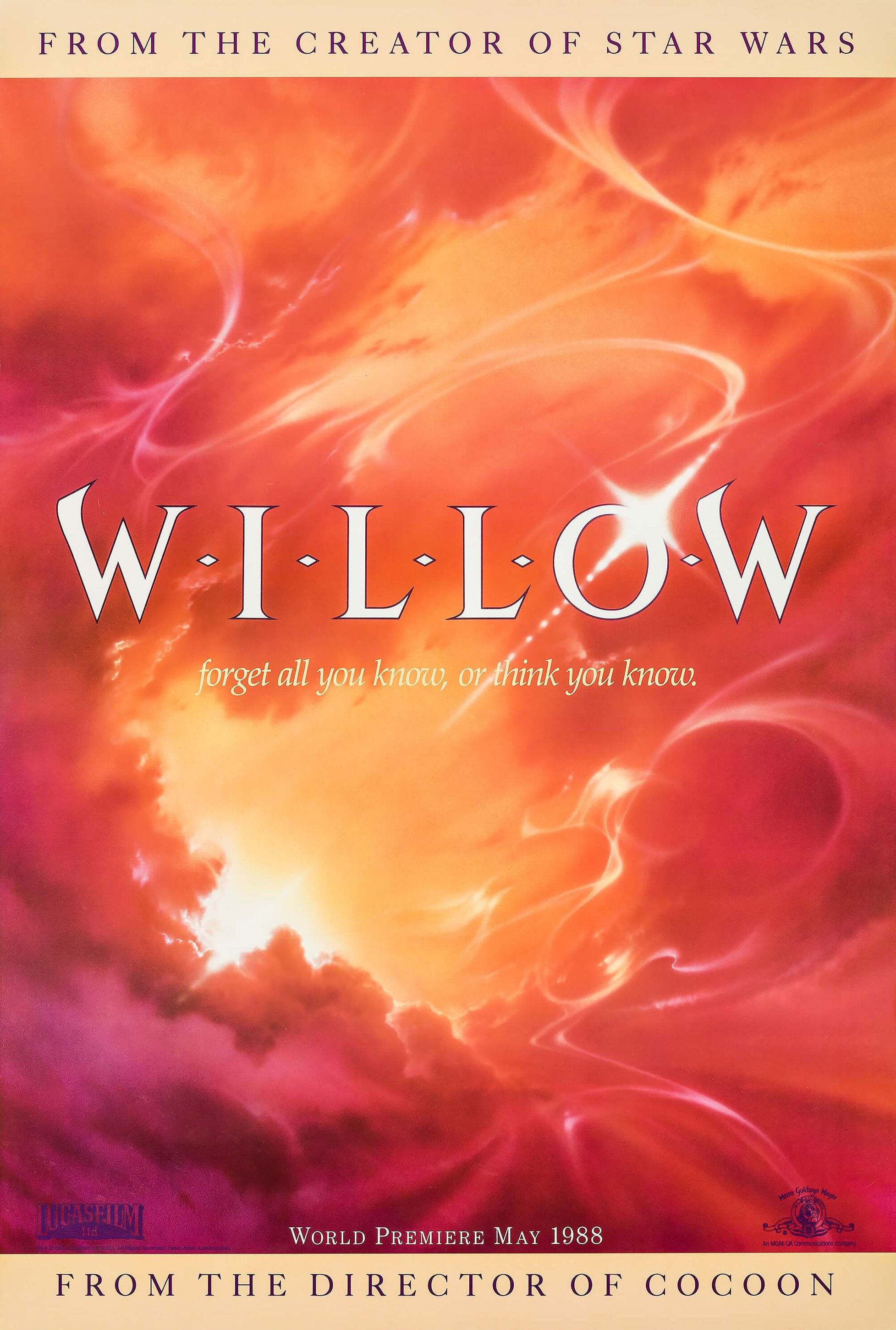 Mega Sized Movie Poster Image for Willow (#1 of 4)