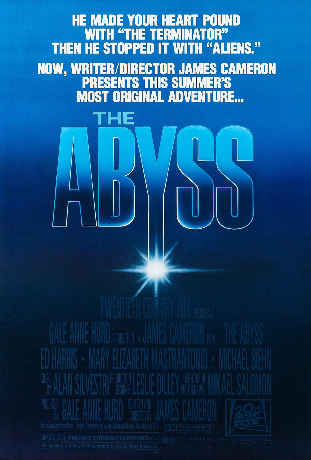 Extra Large Movie Poster Image for The Abyss (#1 of 6)