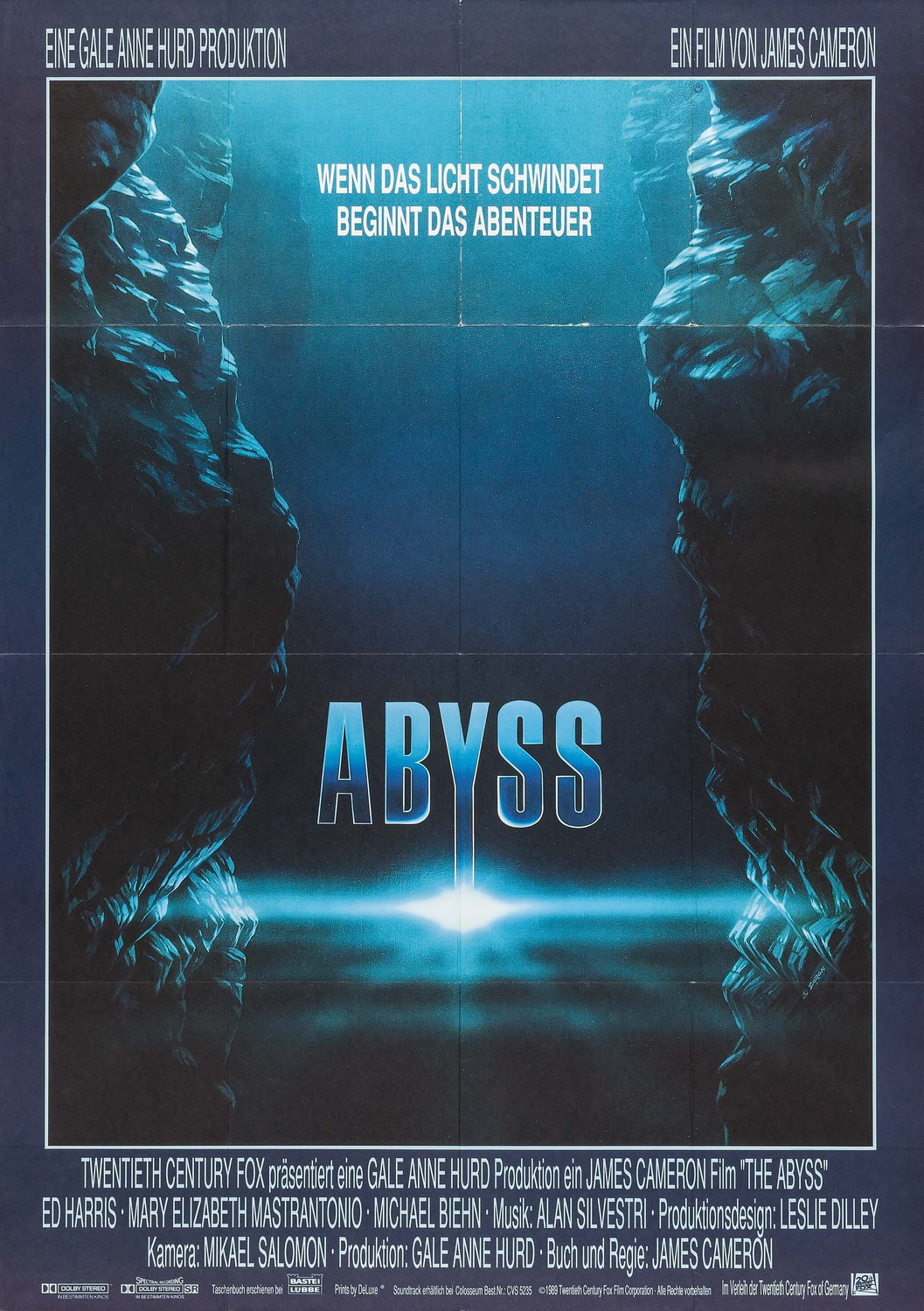 Extra Large Movie Poster Image for The Abyss (#4 of 7)