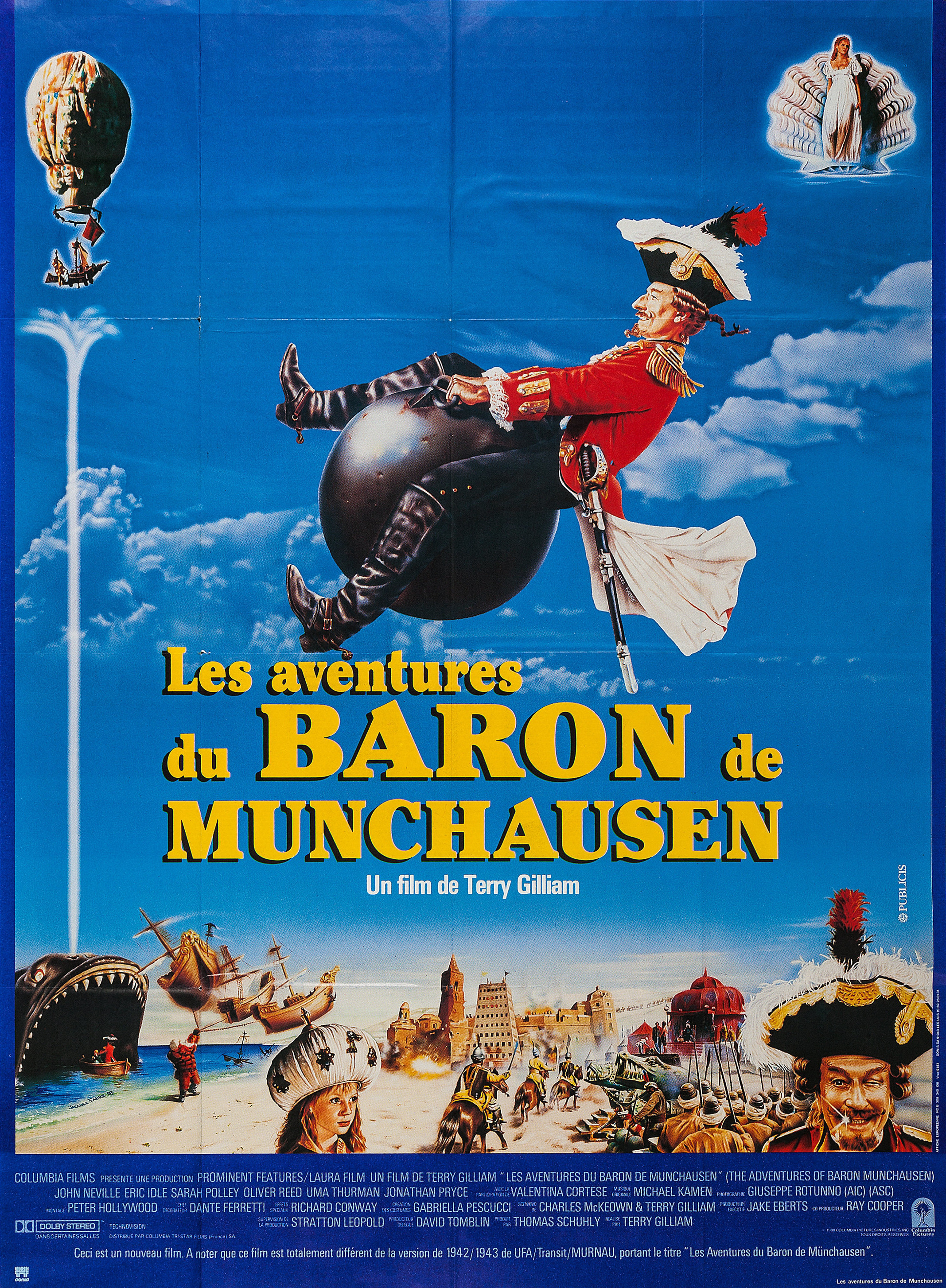 Mega Sized Movie Poster Image for The Adventures of Baron Munchausen (#2 of 2)