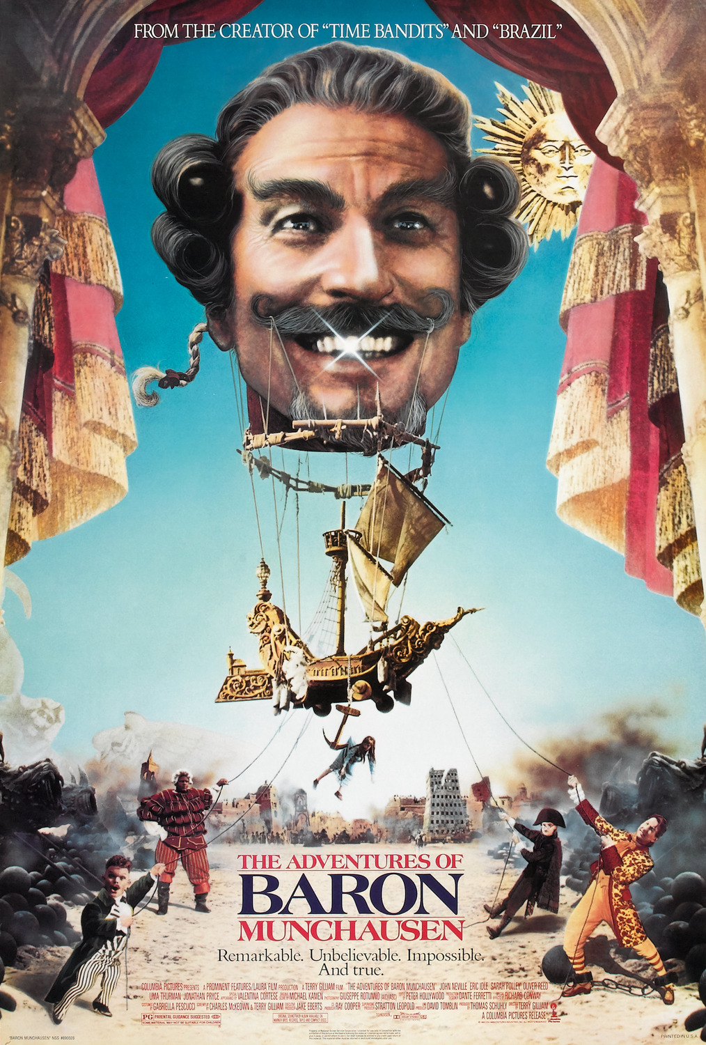 Extra Large Movie Poster Image for The Adventures of Baron Munchausen (#1 of 2)