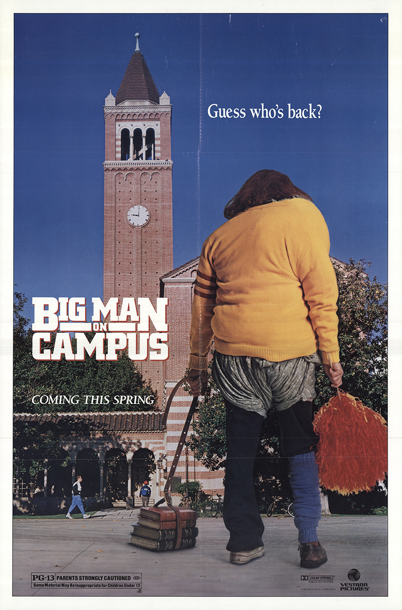 Extra Large Movie Poster Image for Big Man on Campus 