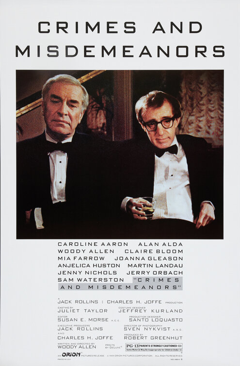 Crimes and Misdemeanors Movie Poster