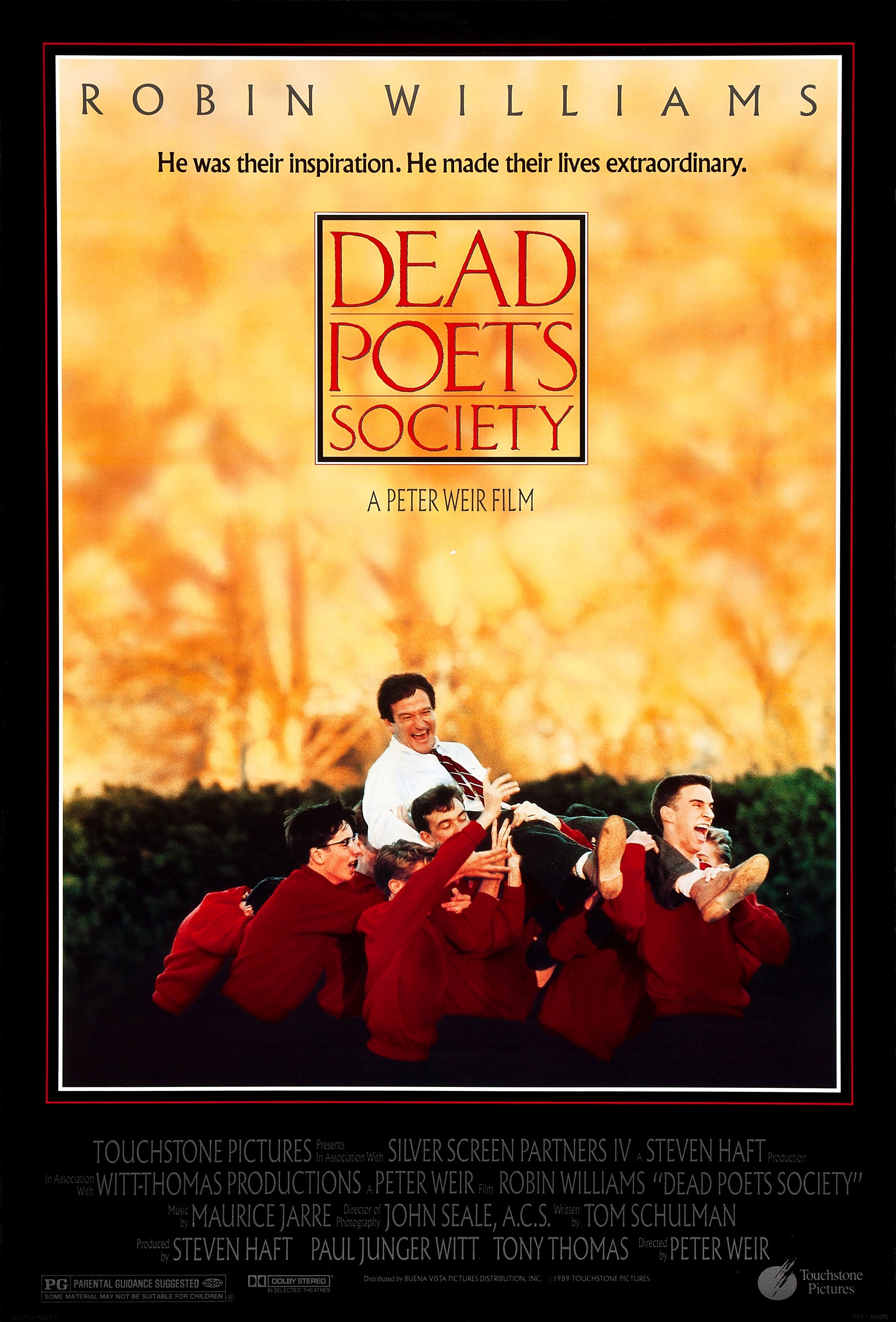 Mega Sized Movie Poster Image for Dead Poets Society 