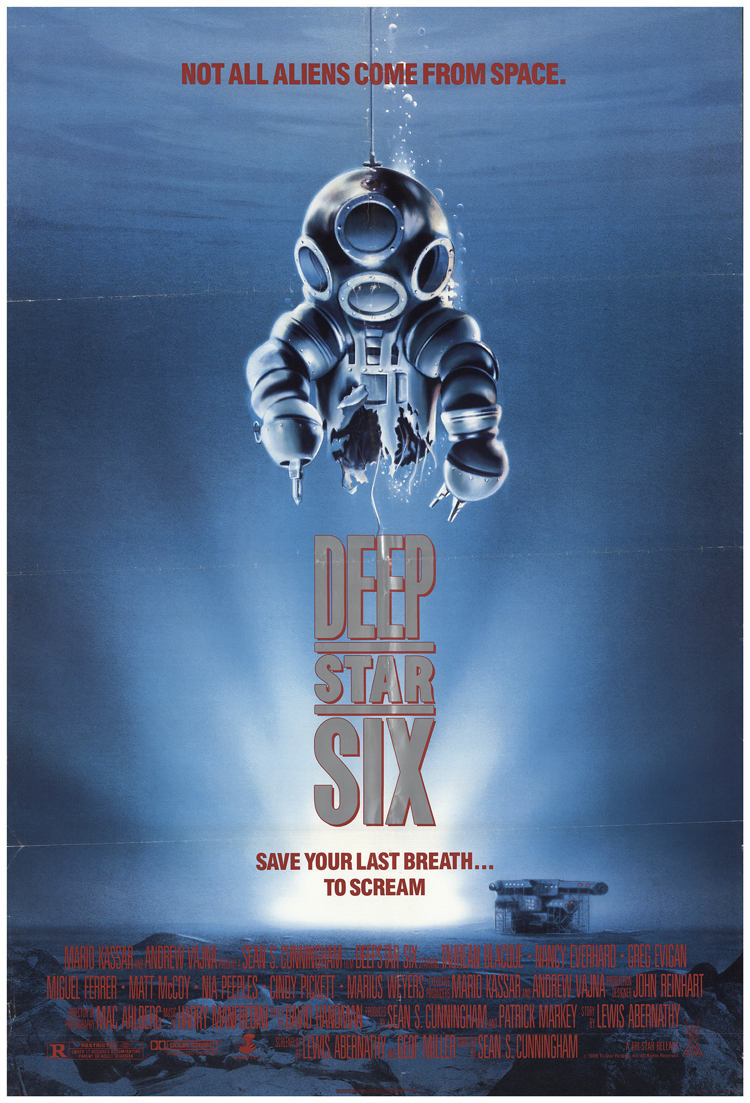 Mega Sized Movie Poster Image for DeepStar Six 