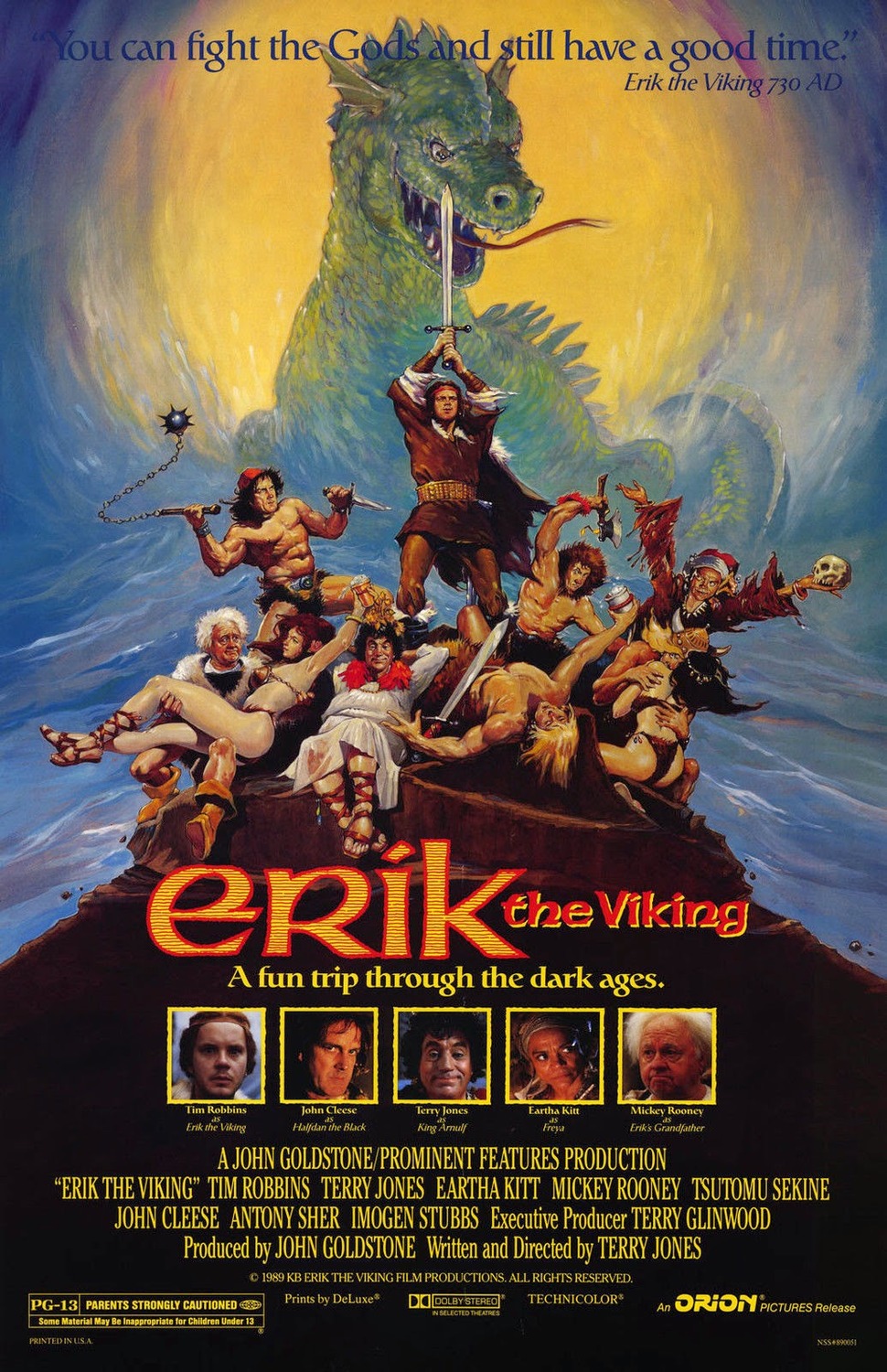 Extra Large Movie Poster Image for Erik the Viking 