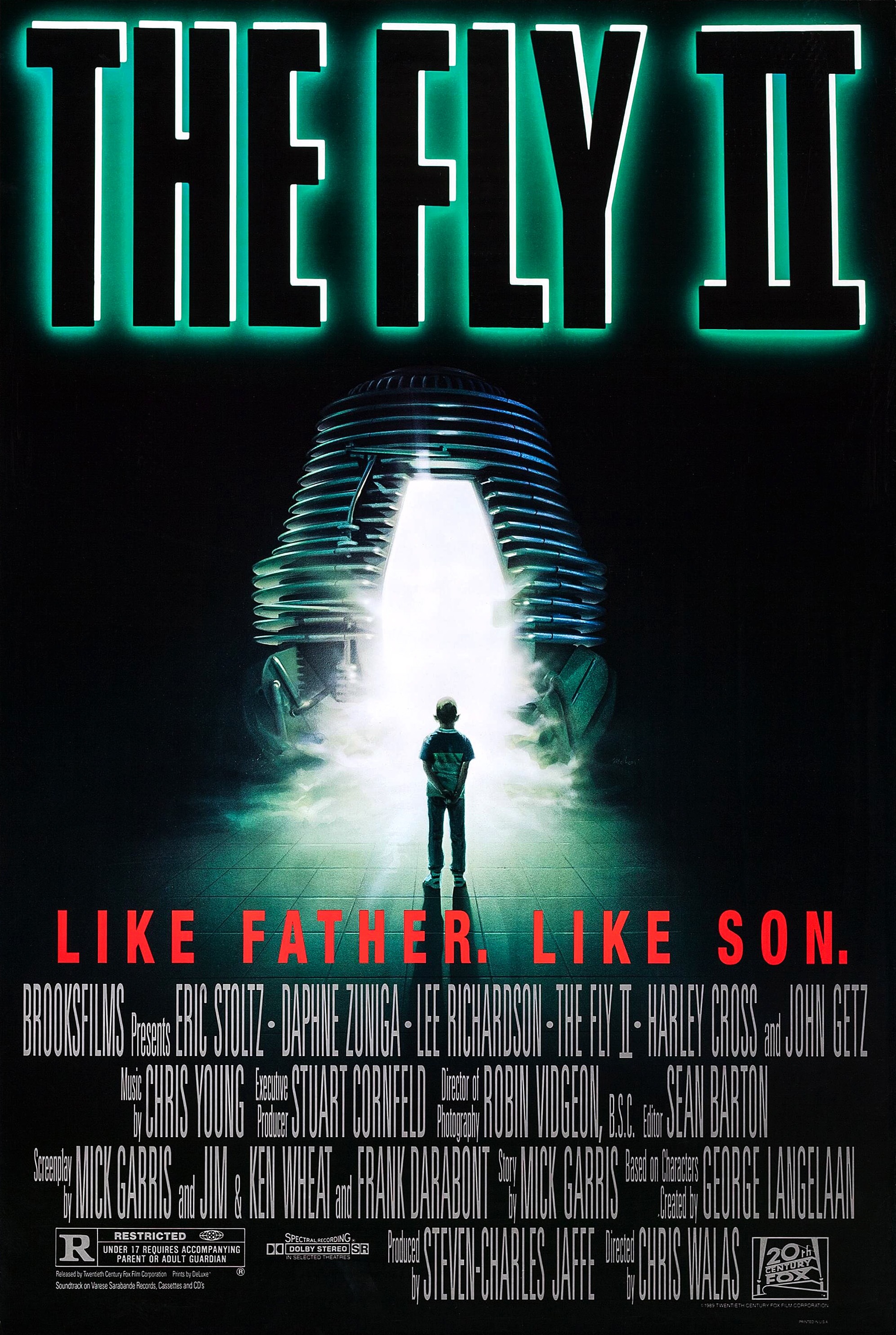 Mega Sized Movie Poster Image for The Fly II 